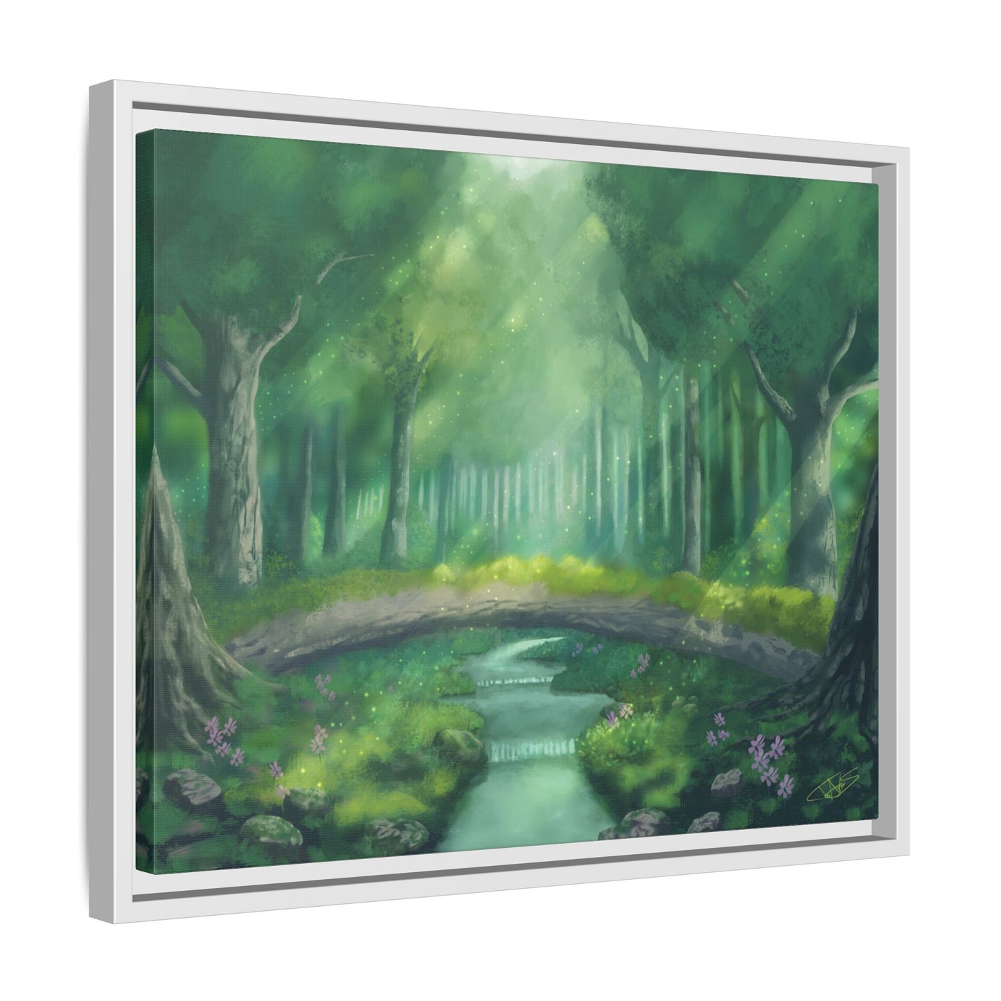 "Lost Woods" Framed canvas