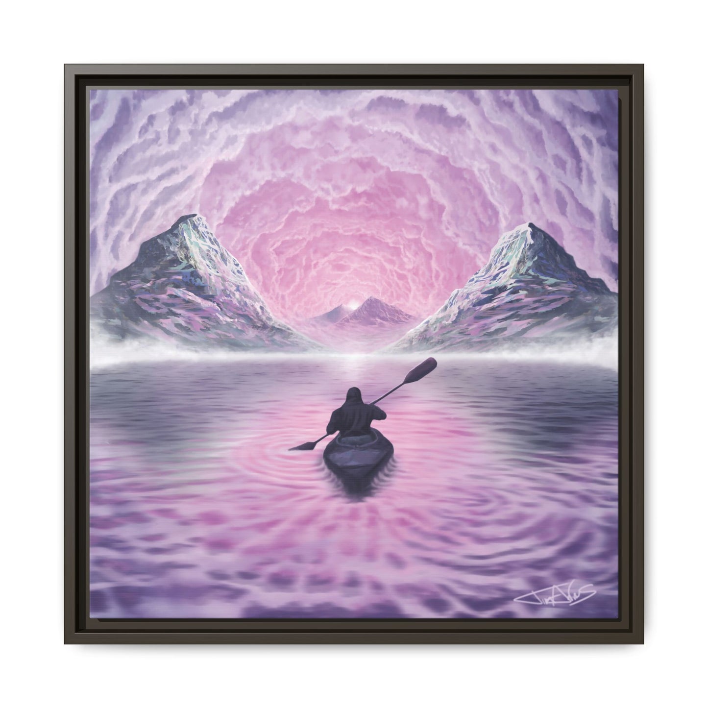 "Still Afloat" Framed canvas print