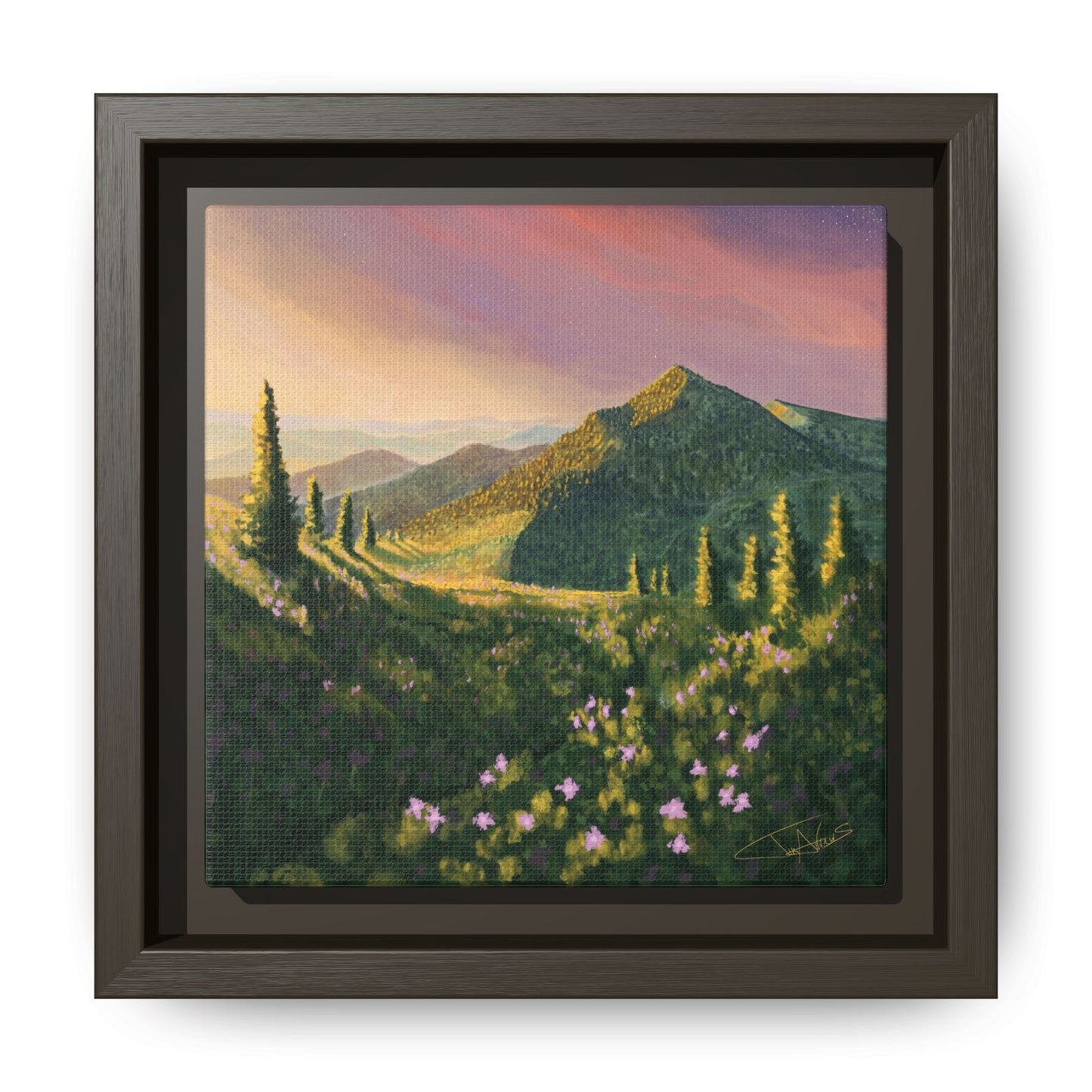 "Path of Light" Framed canvas