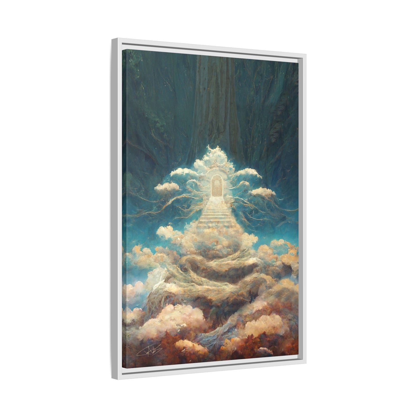 "Stairway to Heaven" Framed canvas