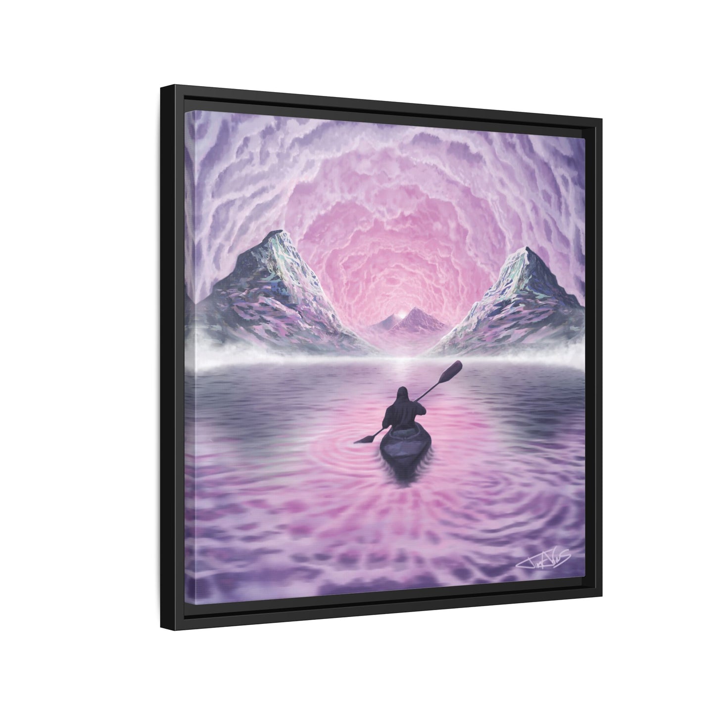 "Still Afloat" Framed canvas print