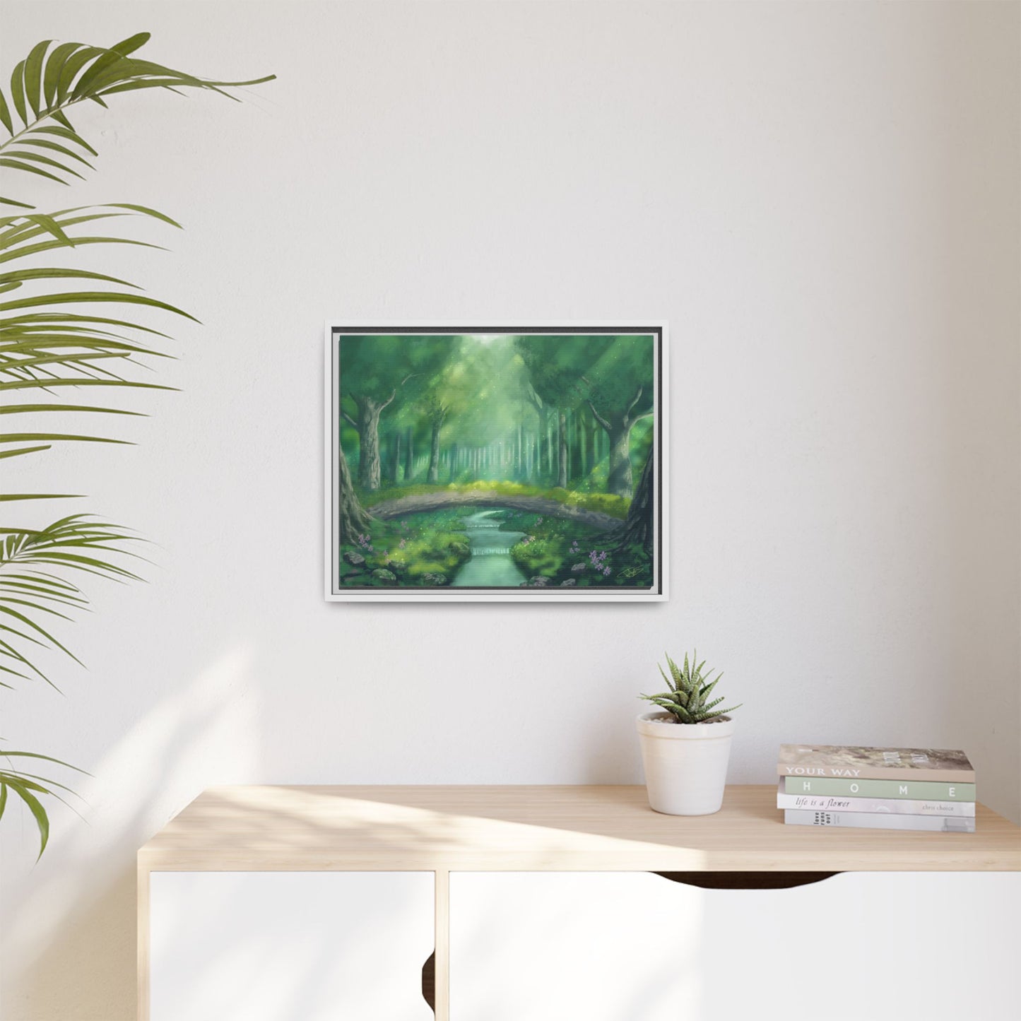 "Lost Woods" Framed canvas