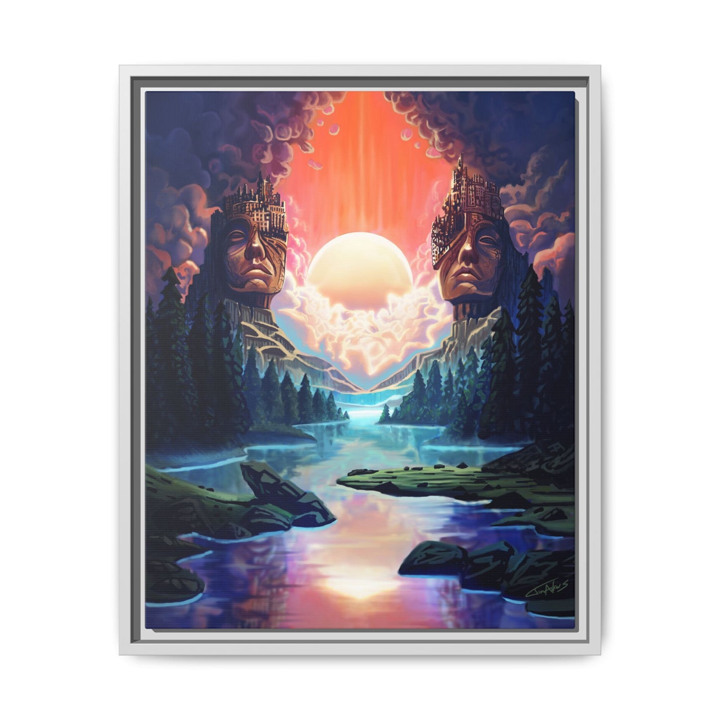 "Our Ruins" Framed canvas
