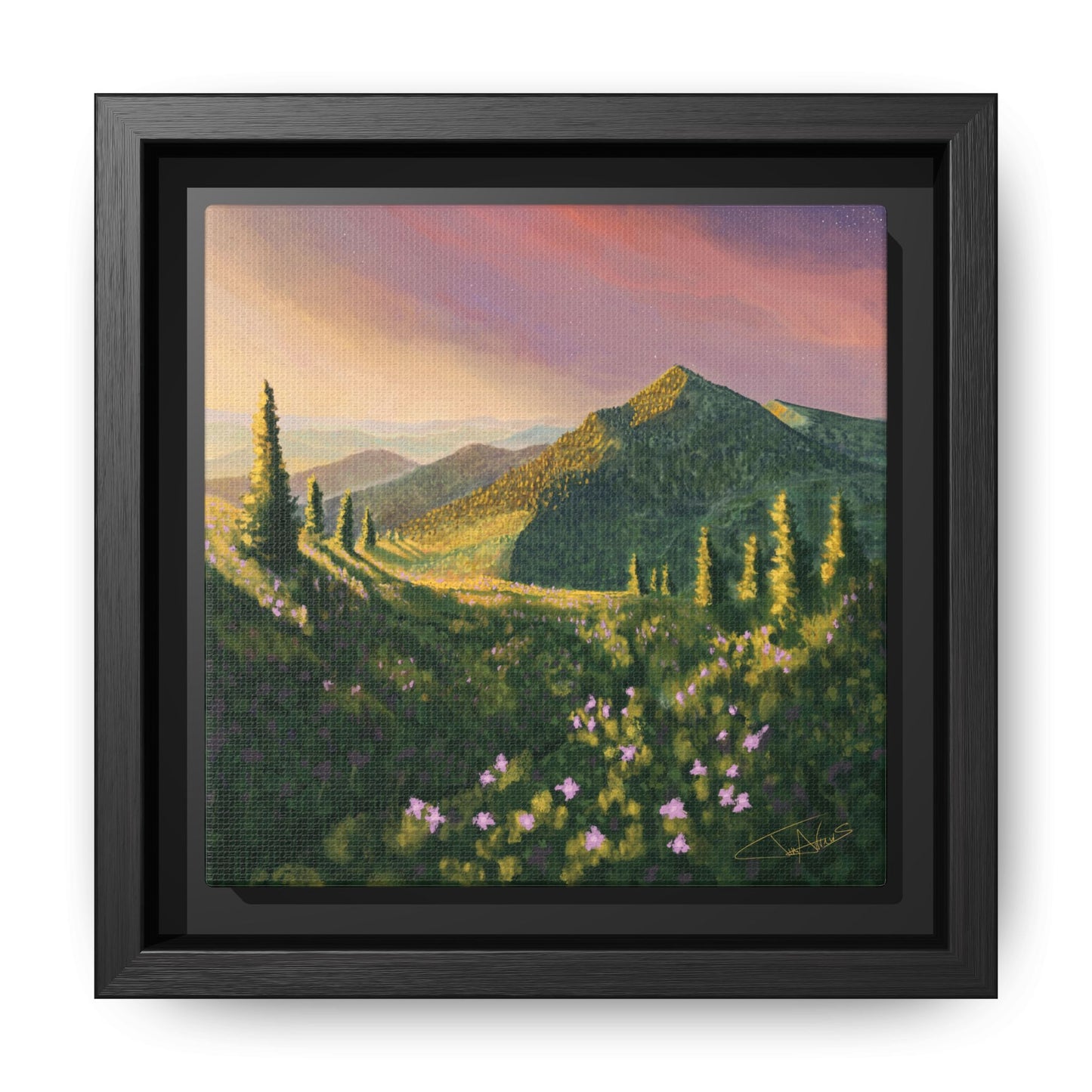 "Path of Light" Framed canvas