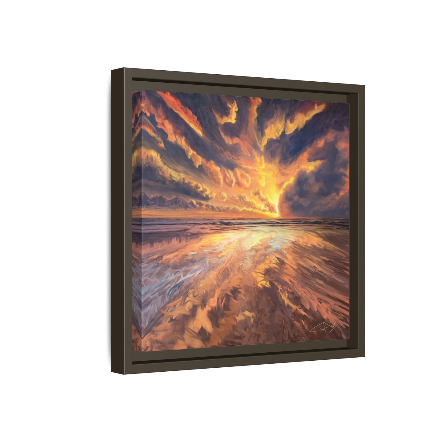 "Approaching the Infinite" Framed canvas