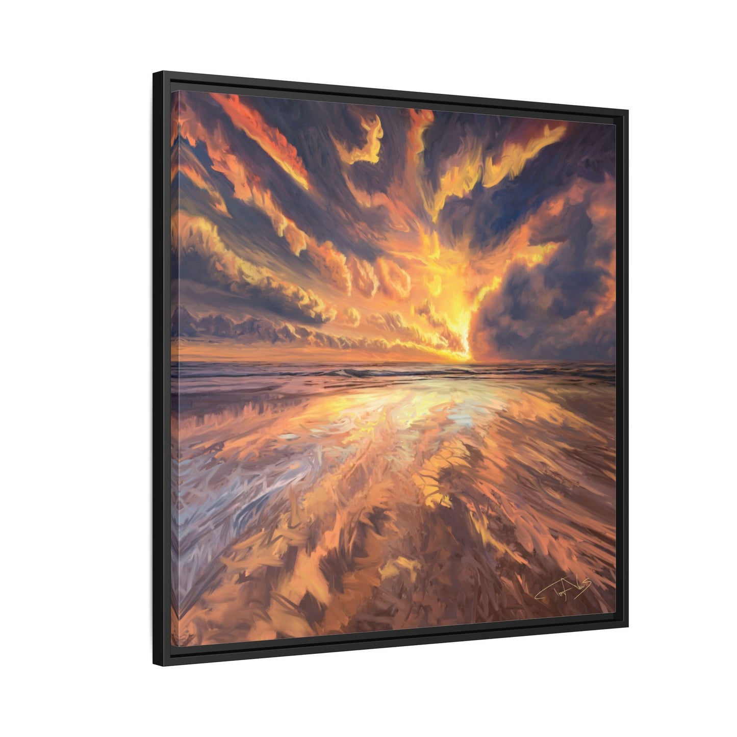 "Approaching the Infinite" Framed canvas