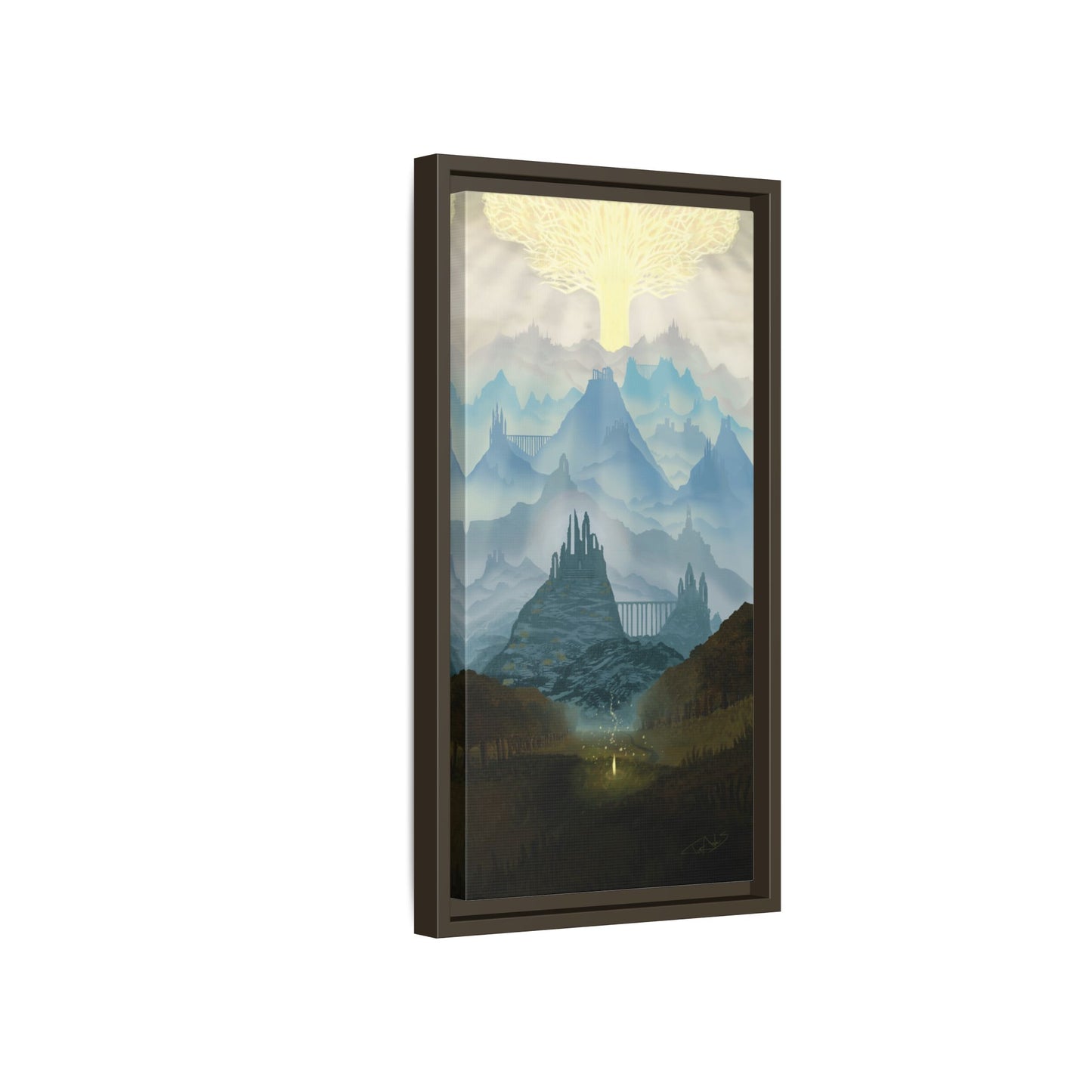 "Lands Between" Framed canvas