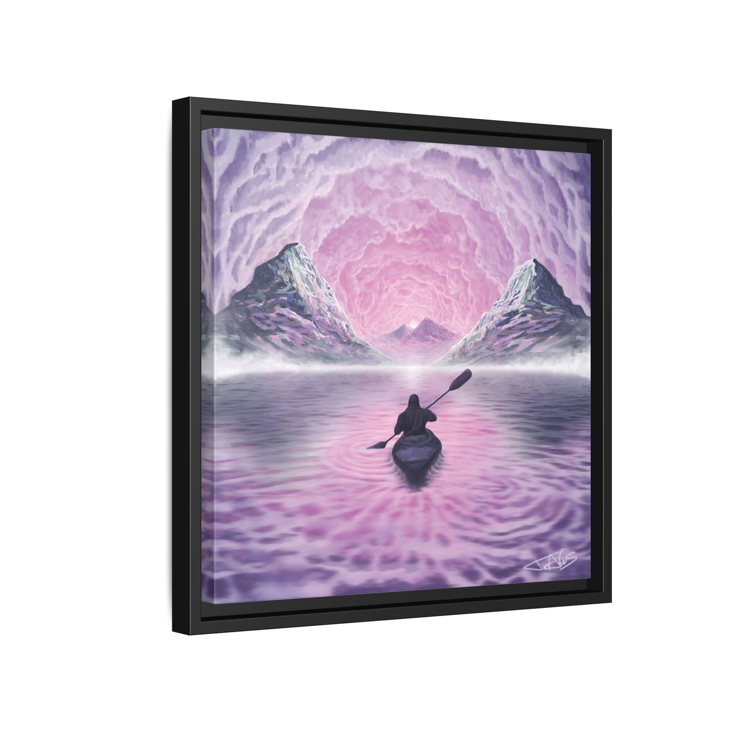 "Still Afloat" Framed canvas print