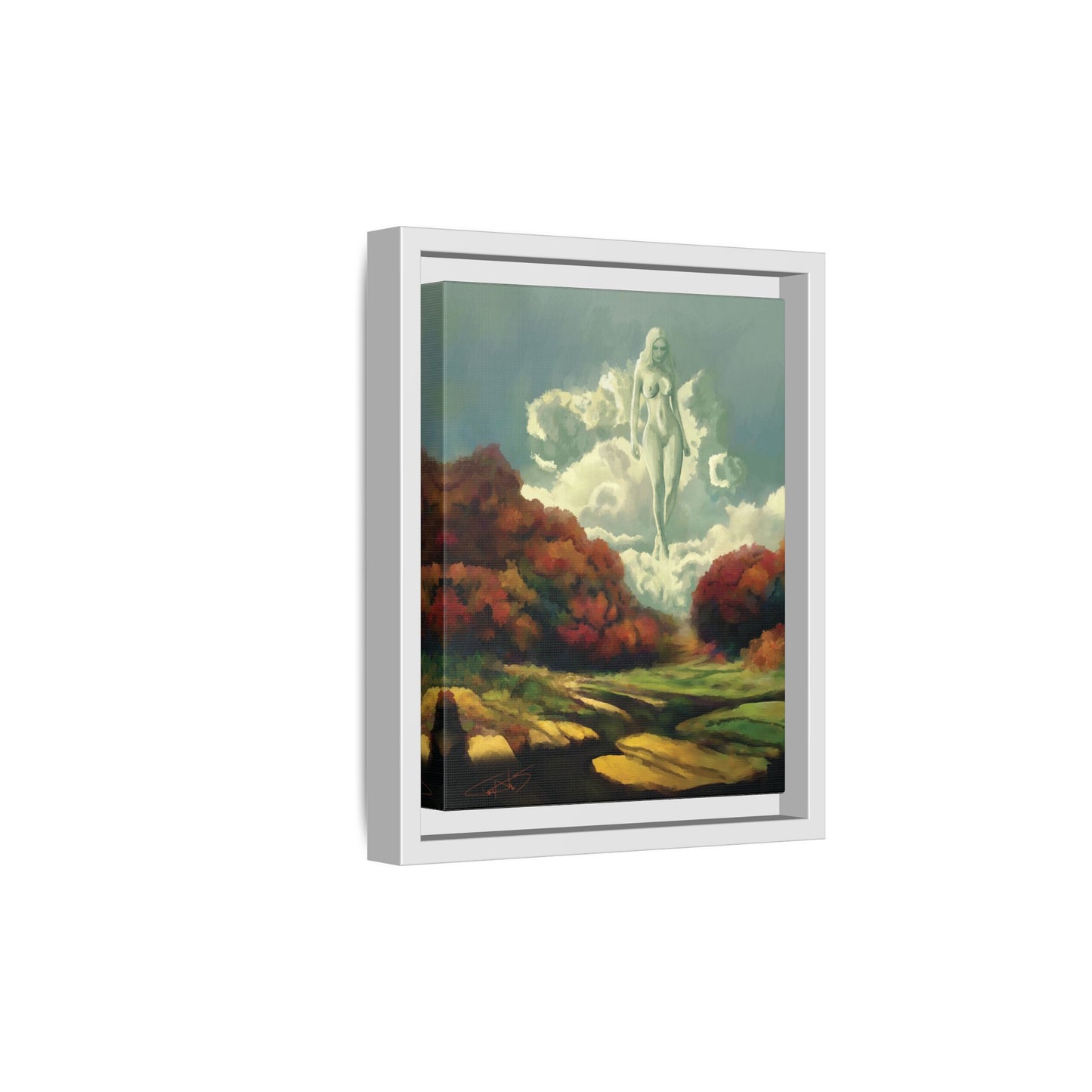 "Nephology" Framed canvas