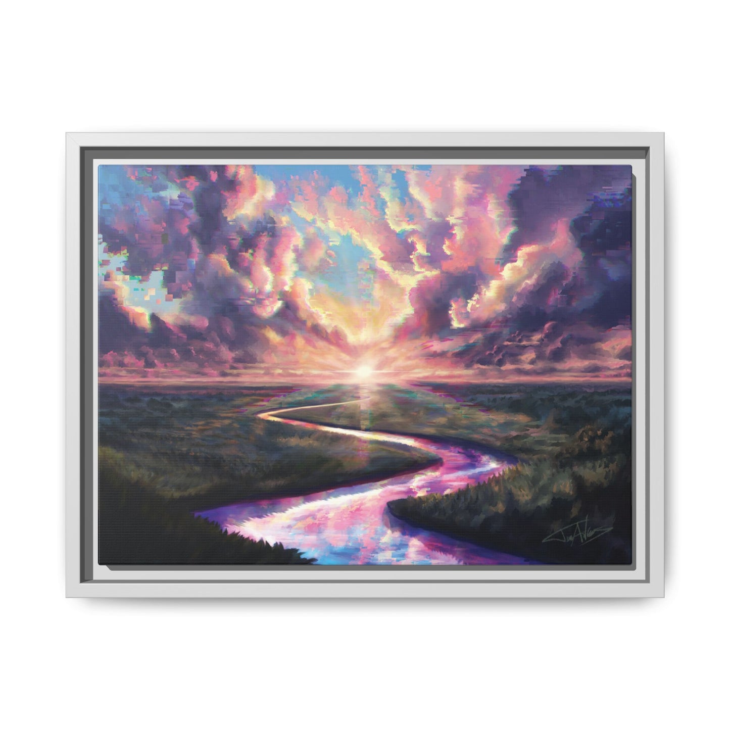 "New Horizon" Framed canvas