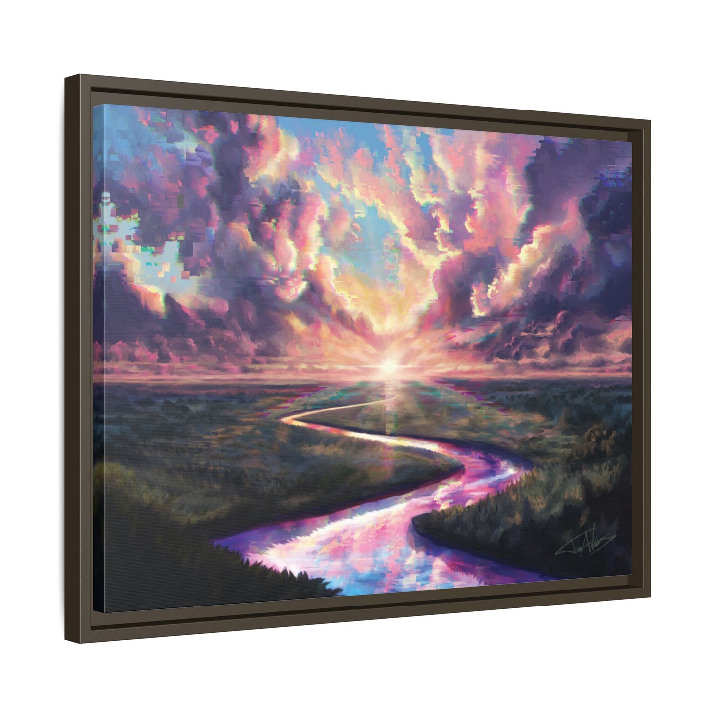 "New Horizon" Framed canvas