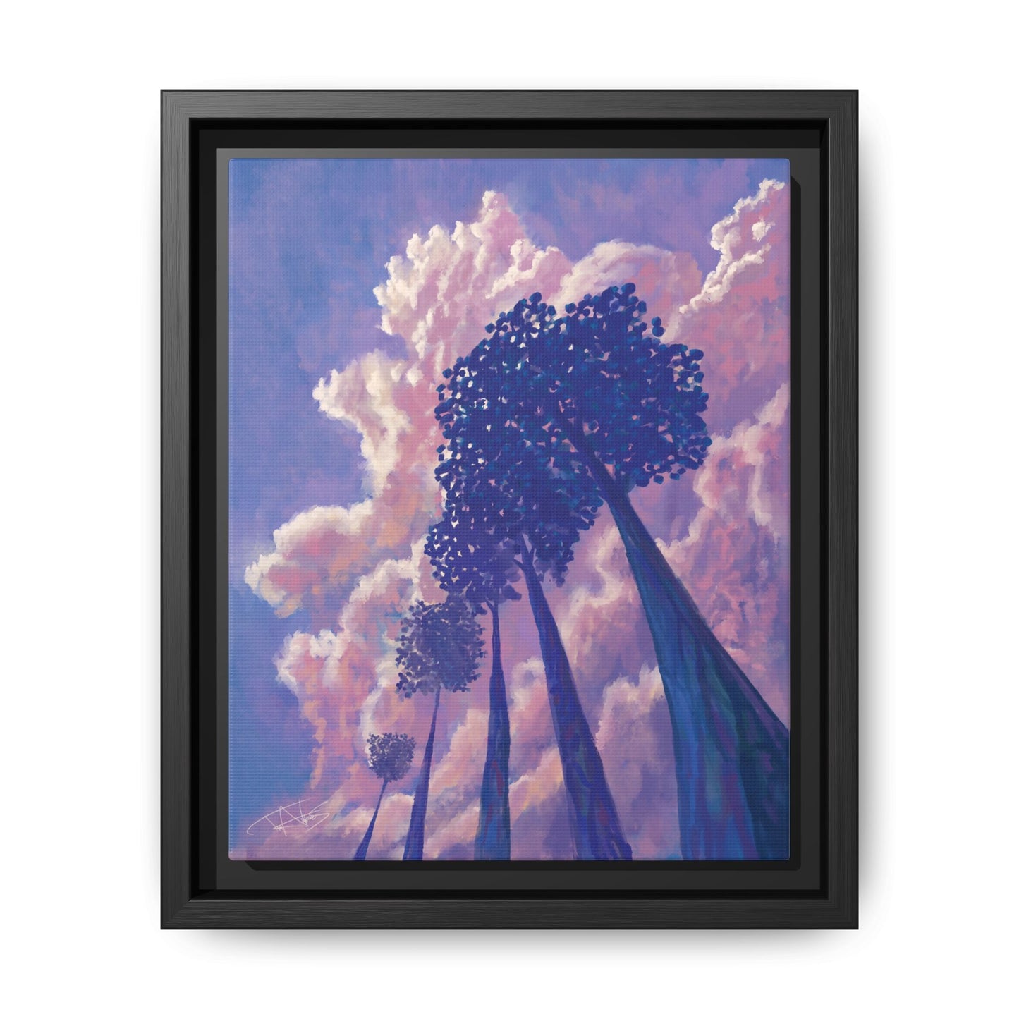 "Skyward" Framed canvas