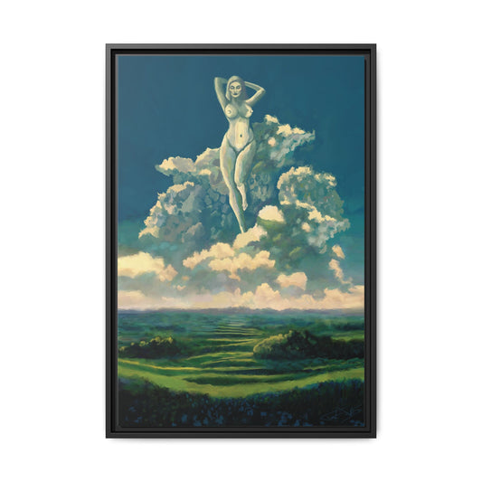 "Sky Dancer" Framed canvas