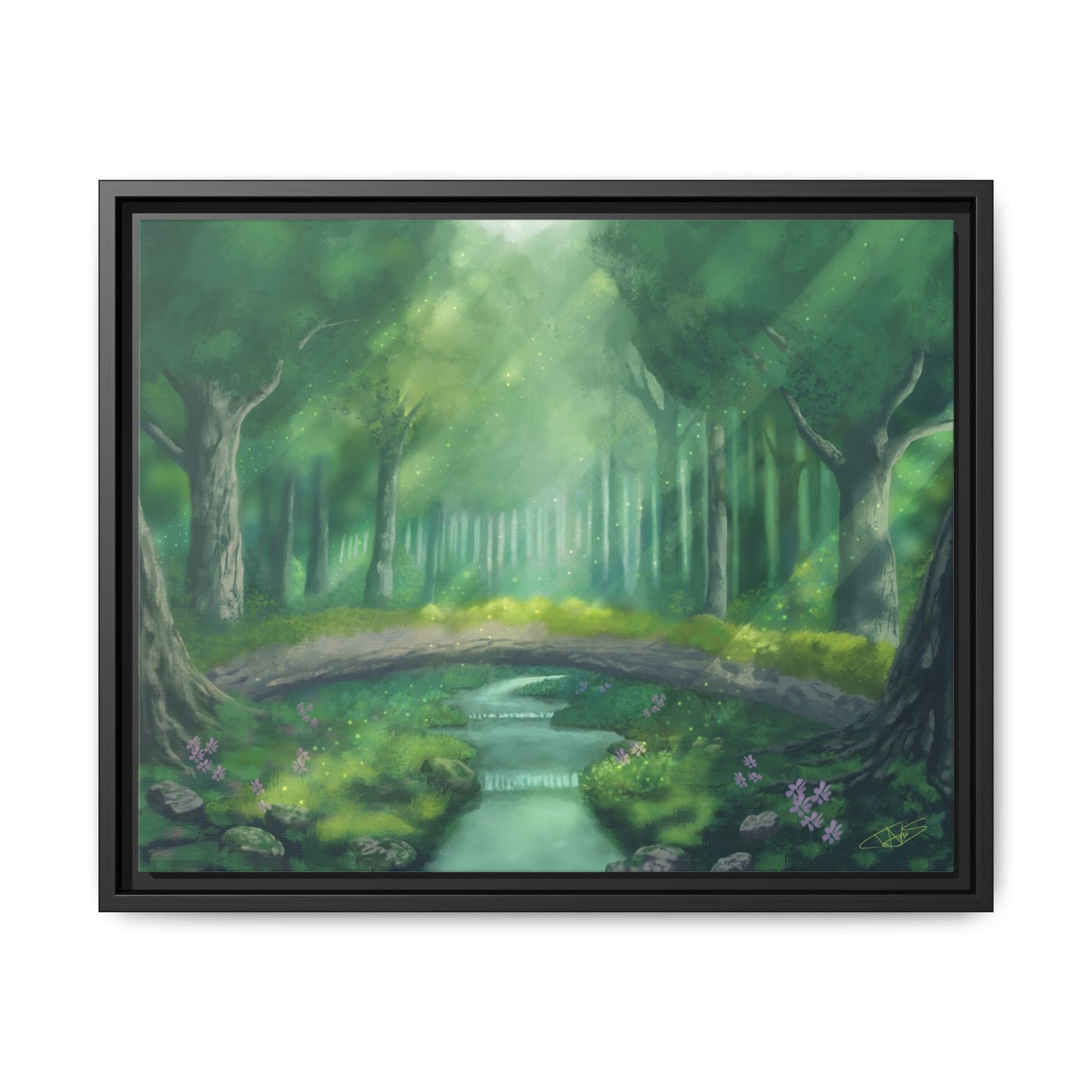 "Lost Woods" Framed canvas