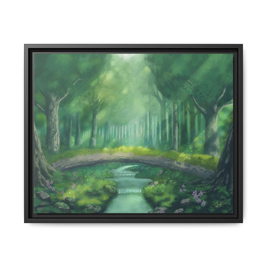 "Lost Woods" Framed canvas