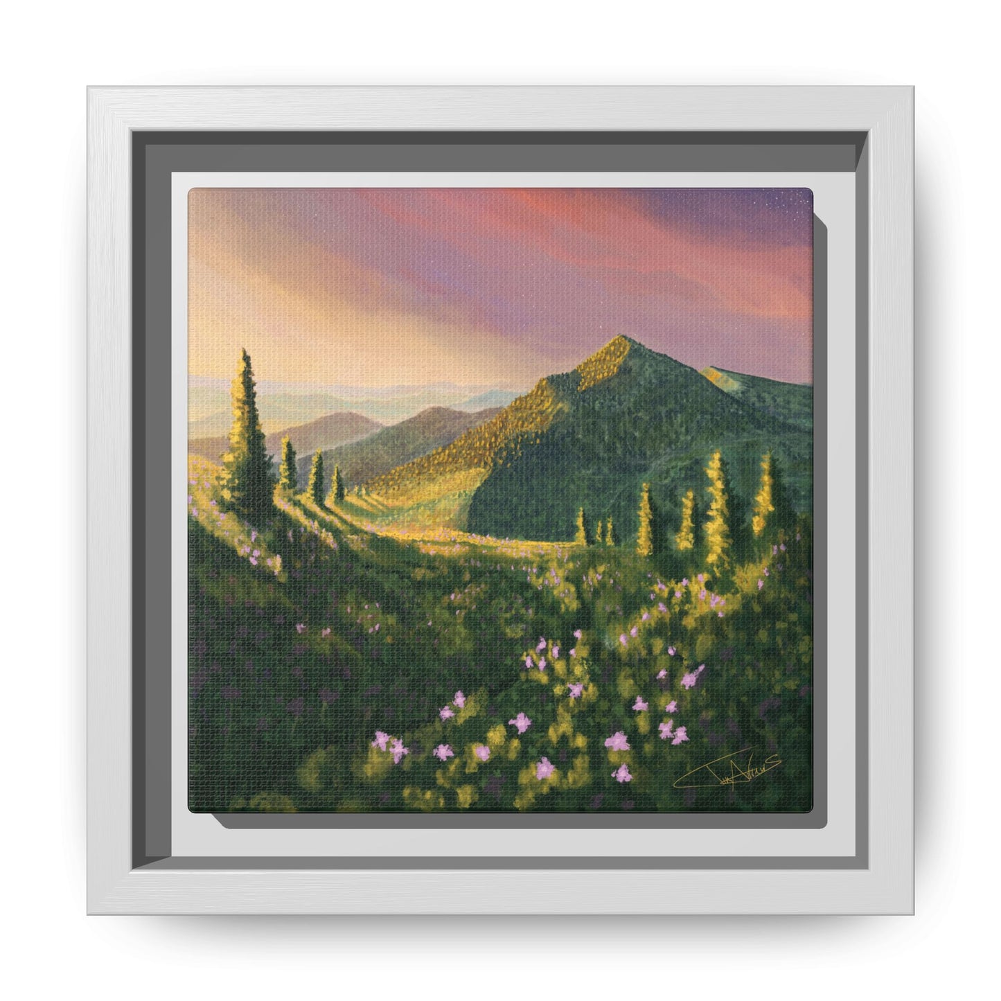 "Path of Light" Framed canvas