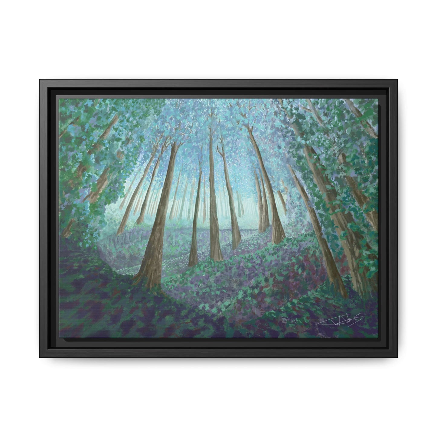 "Cathedral of Trees" Framed canvas