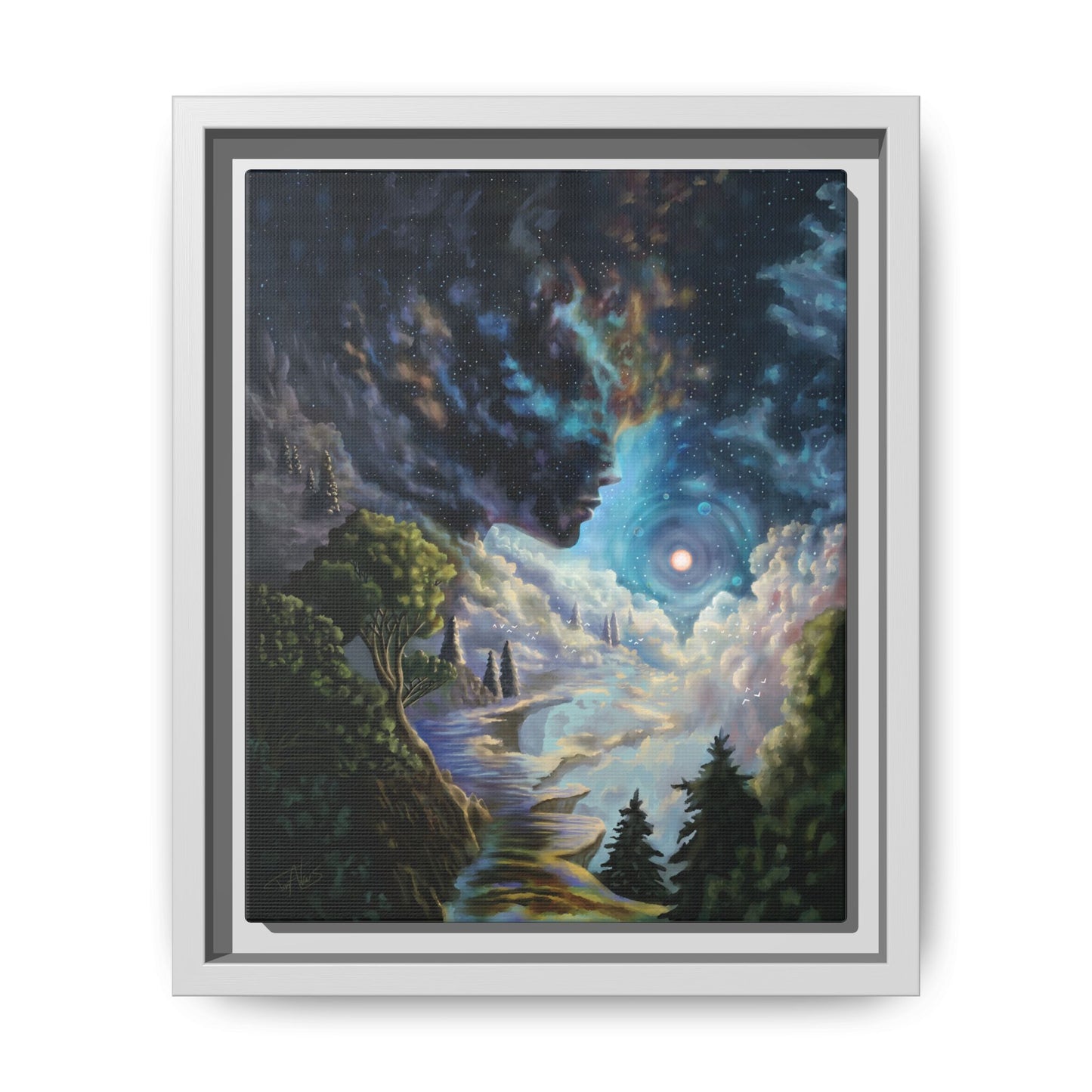 "Ascension" Framed canvas