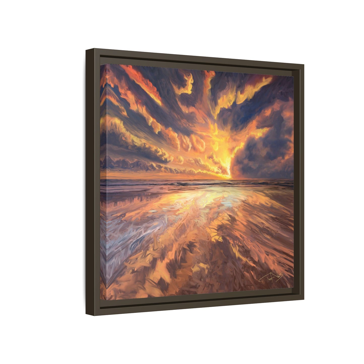"Approaching the Infinite" Framed canvas