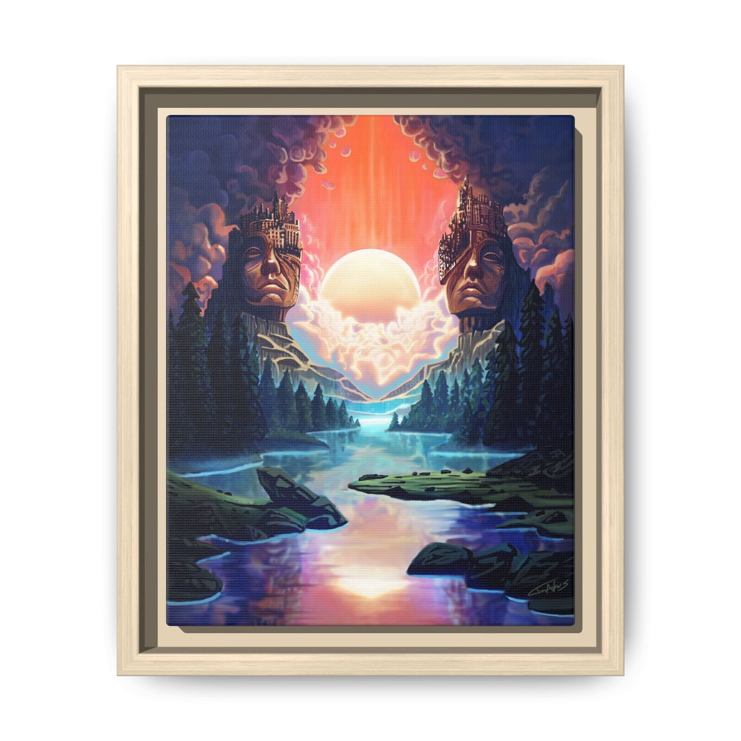 "Our Ruins" Framed canvas