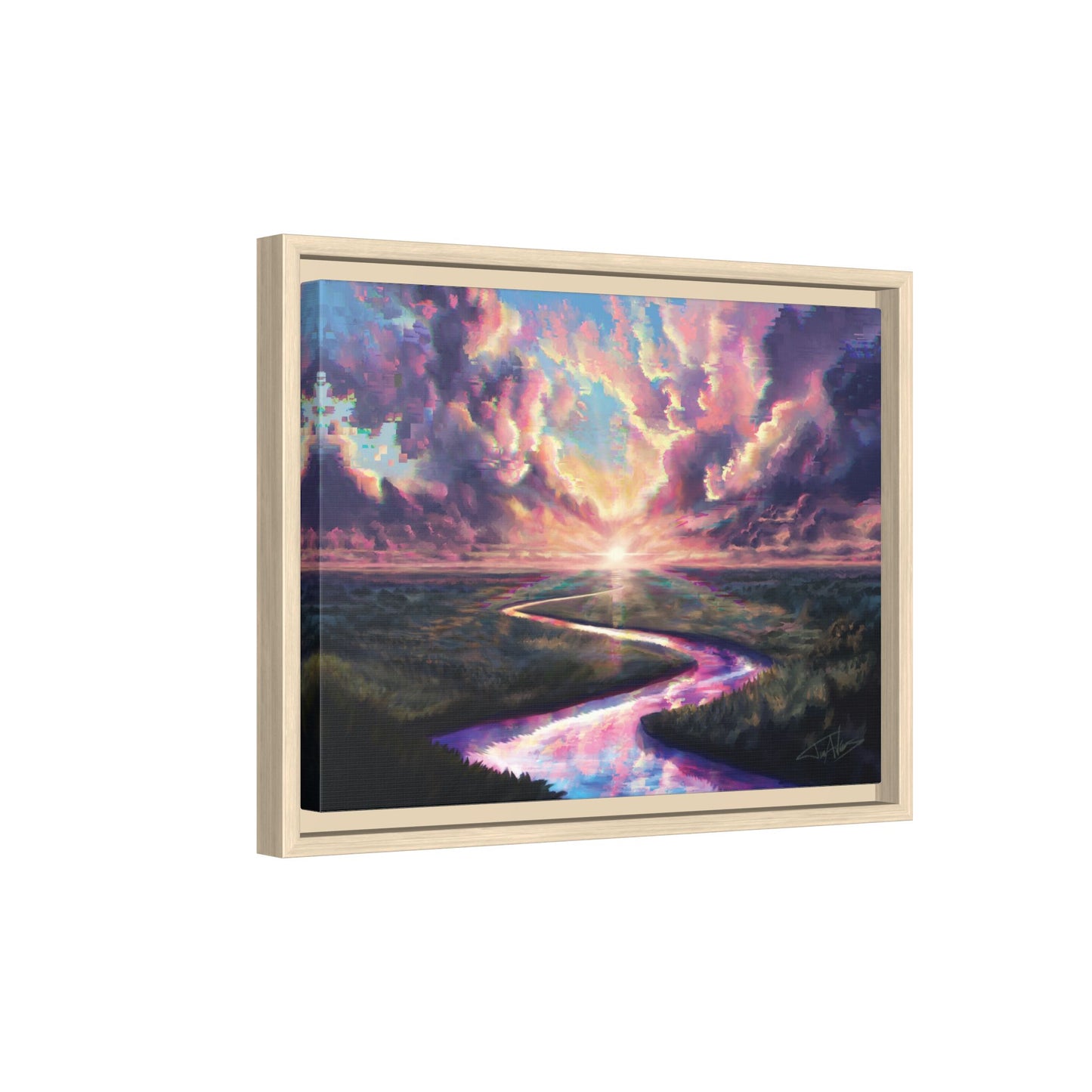 "New Horizon" Framed canvas