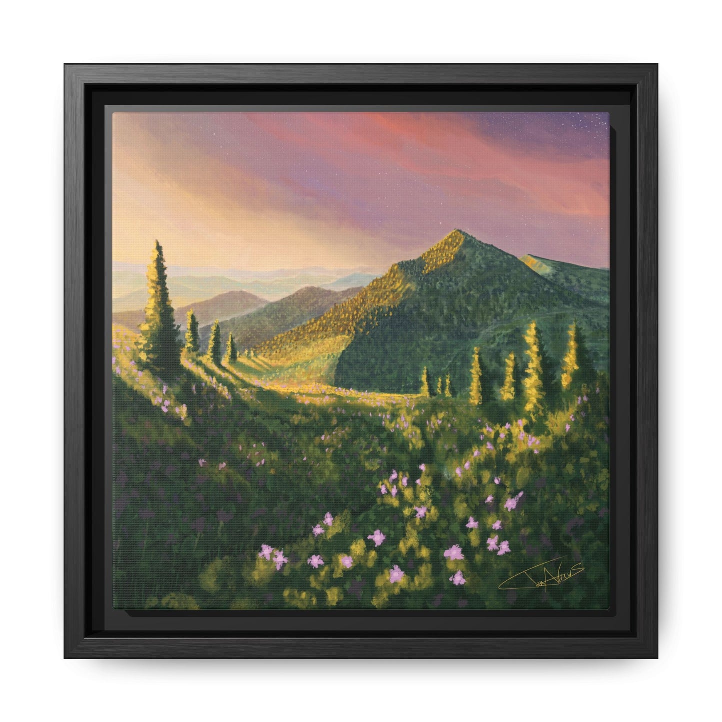 "Path of Light" Framed canvas