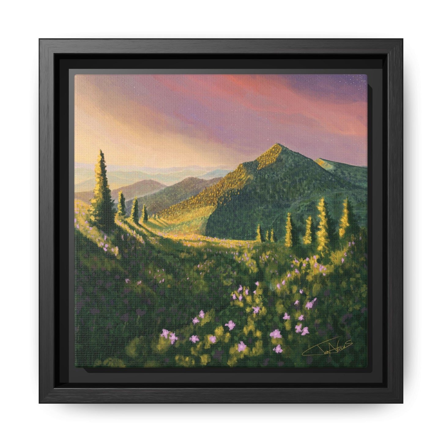 "Path of Light" Framed canvas