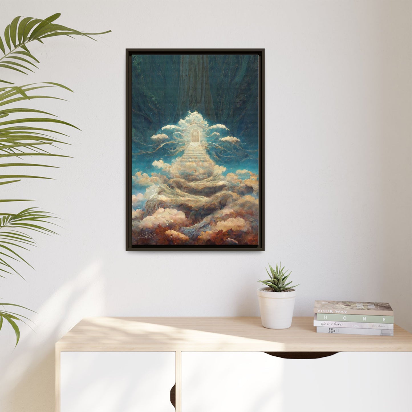 "Stairway to Heaven" Framed canvas