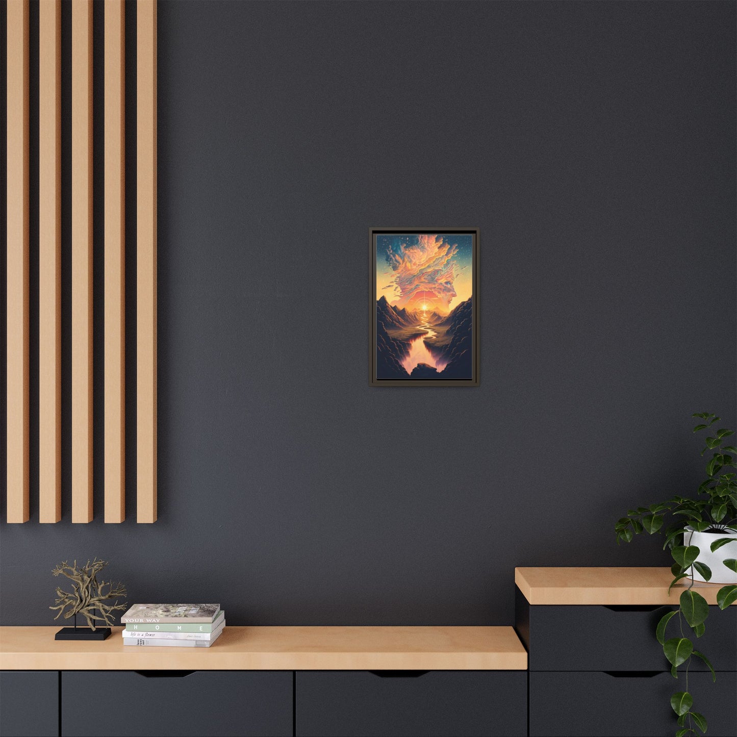 "Mindscape" Framed canvas