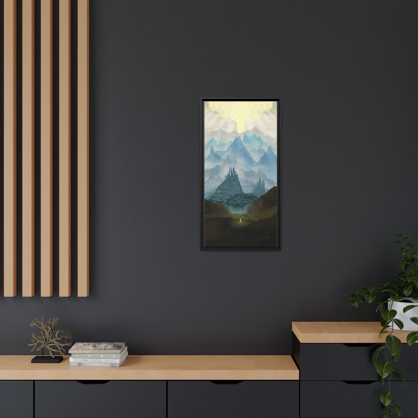 "Lands Between" Framed canvas