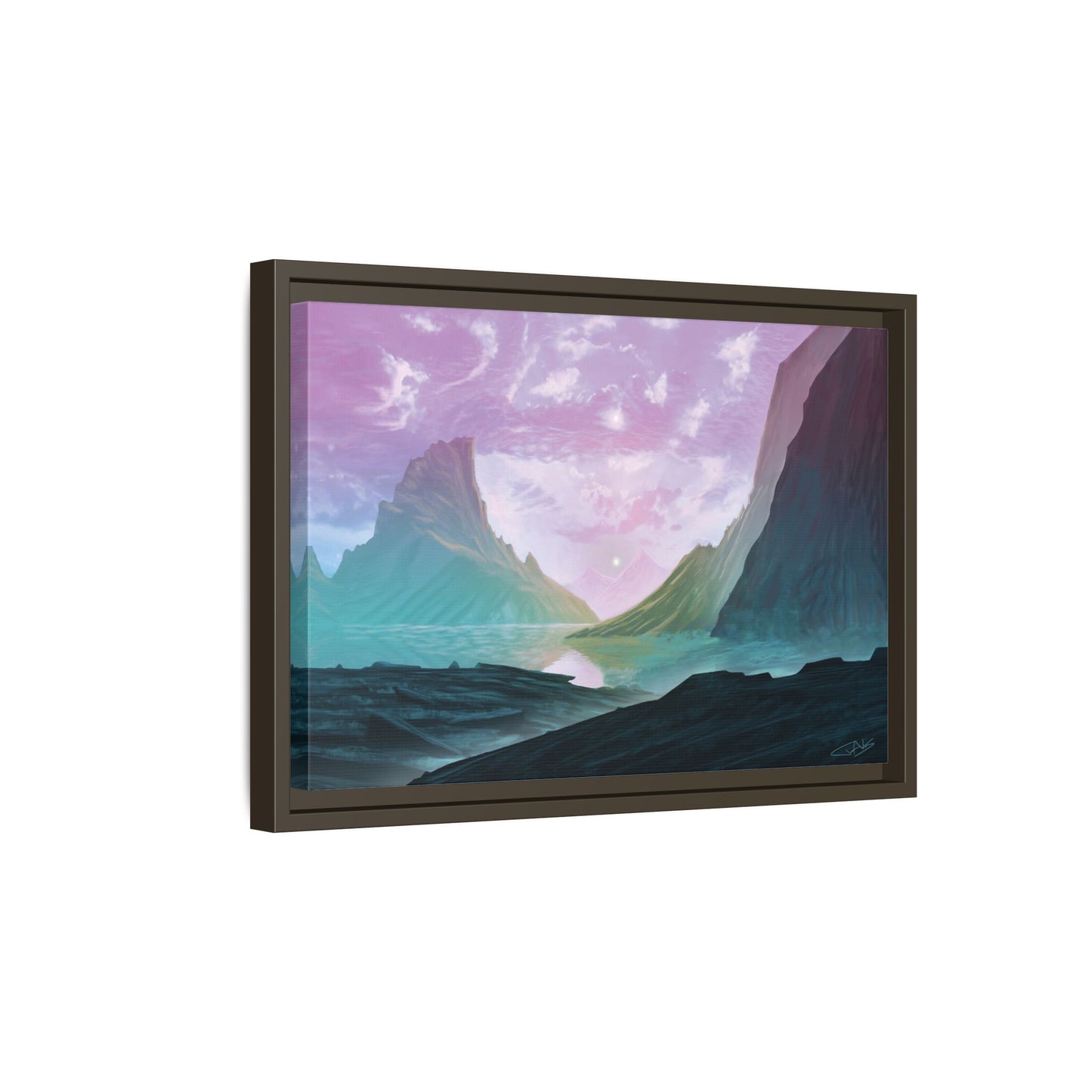 "Frontier" Framed canvas