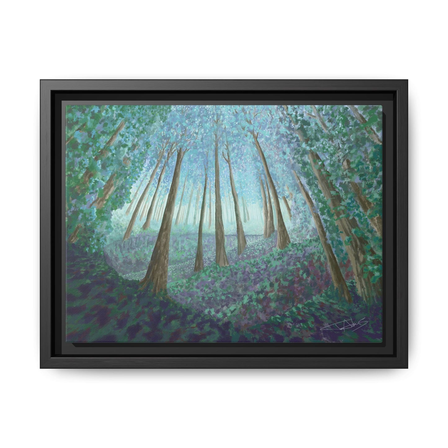 "Cathedral of Trees" Framed canvas
