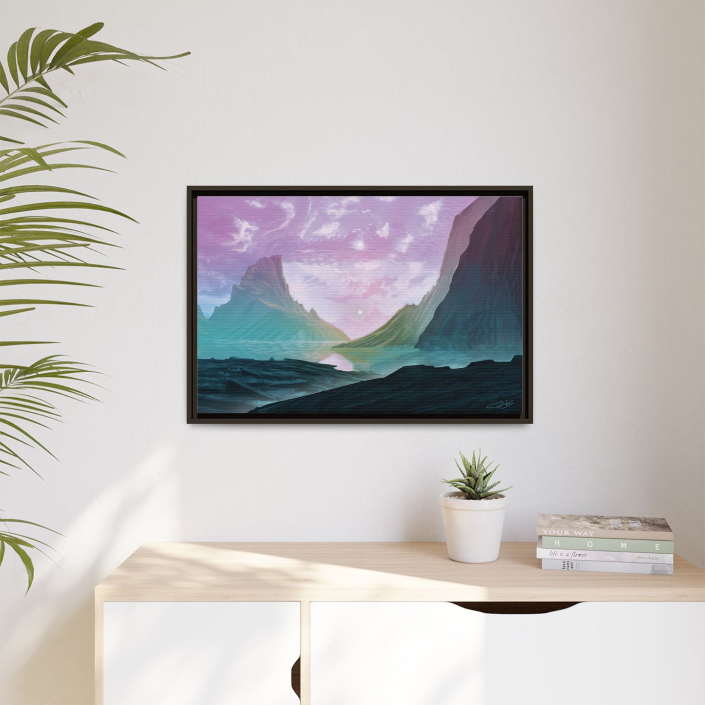 "Frontier" Framed canvas