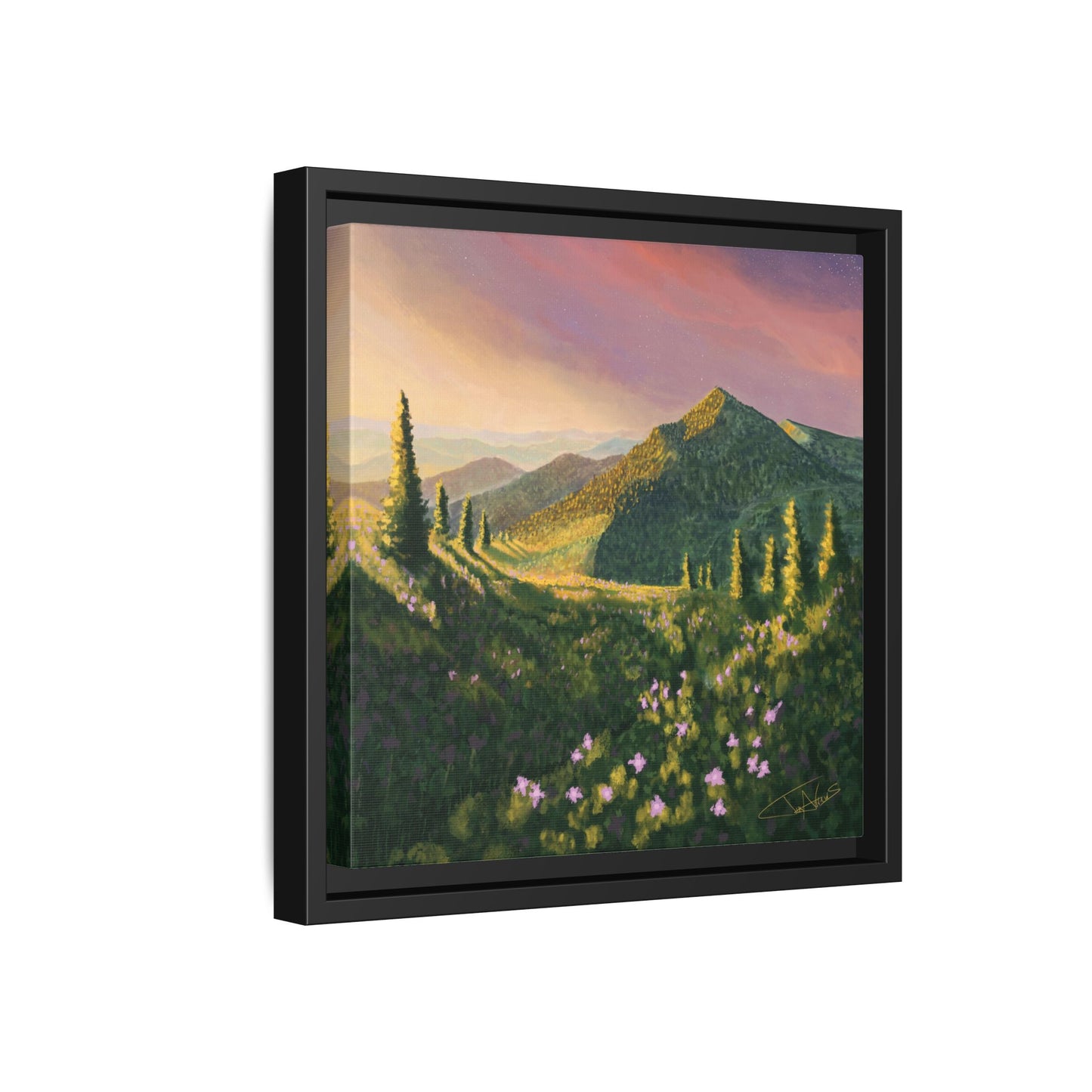 "Path of Light" Framed canvas