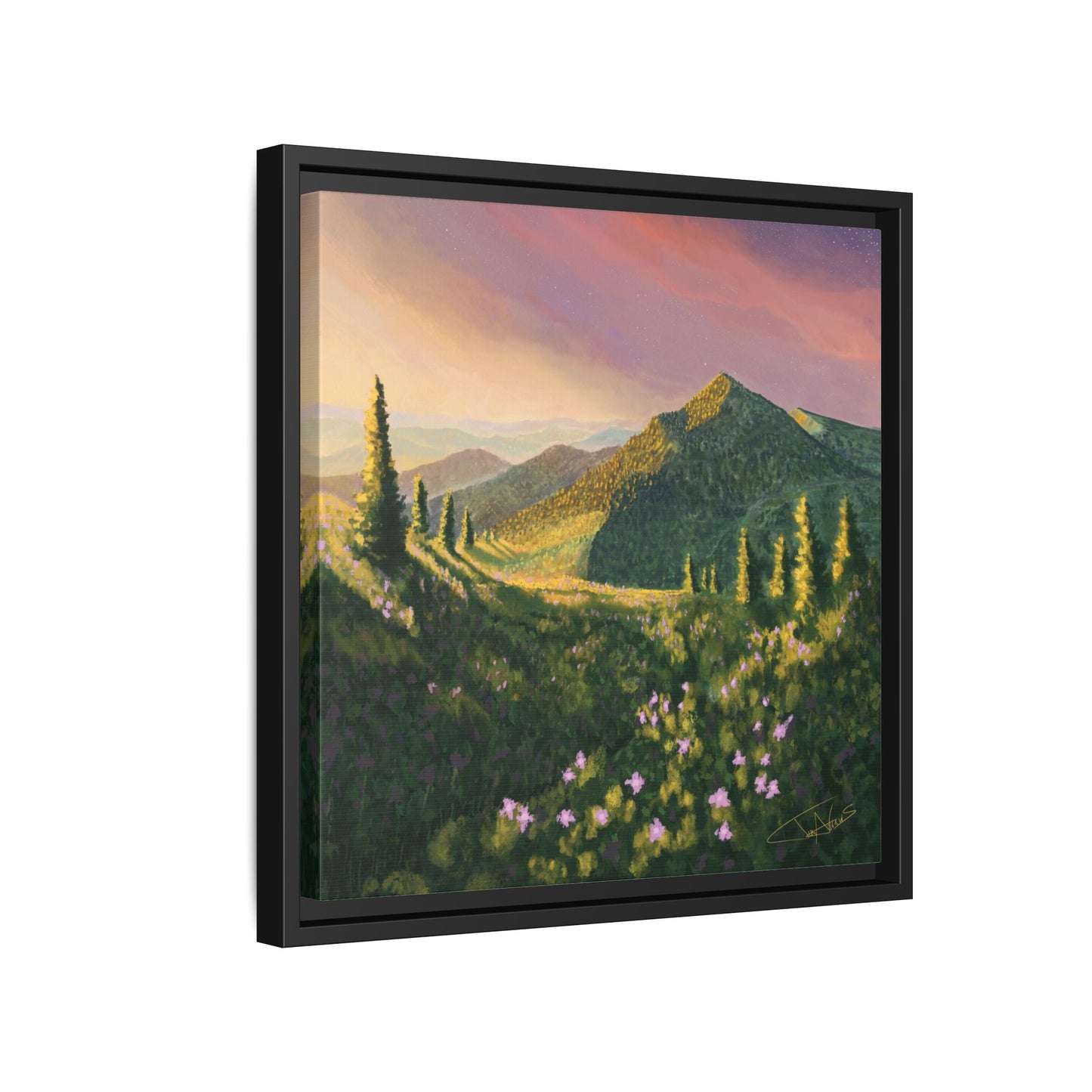 "Path of Light" Framed canvas