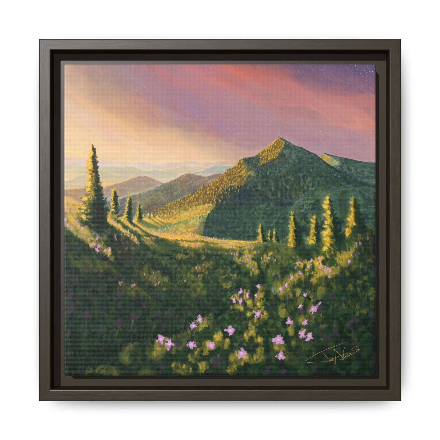 "Path of Light" Framed canvas