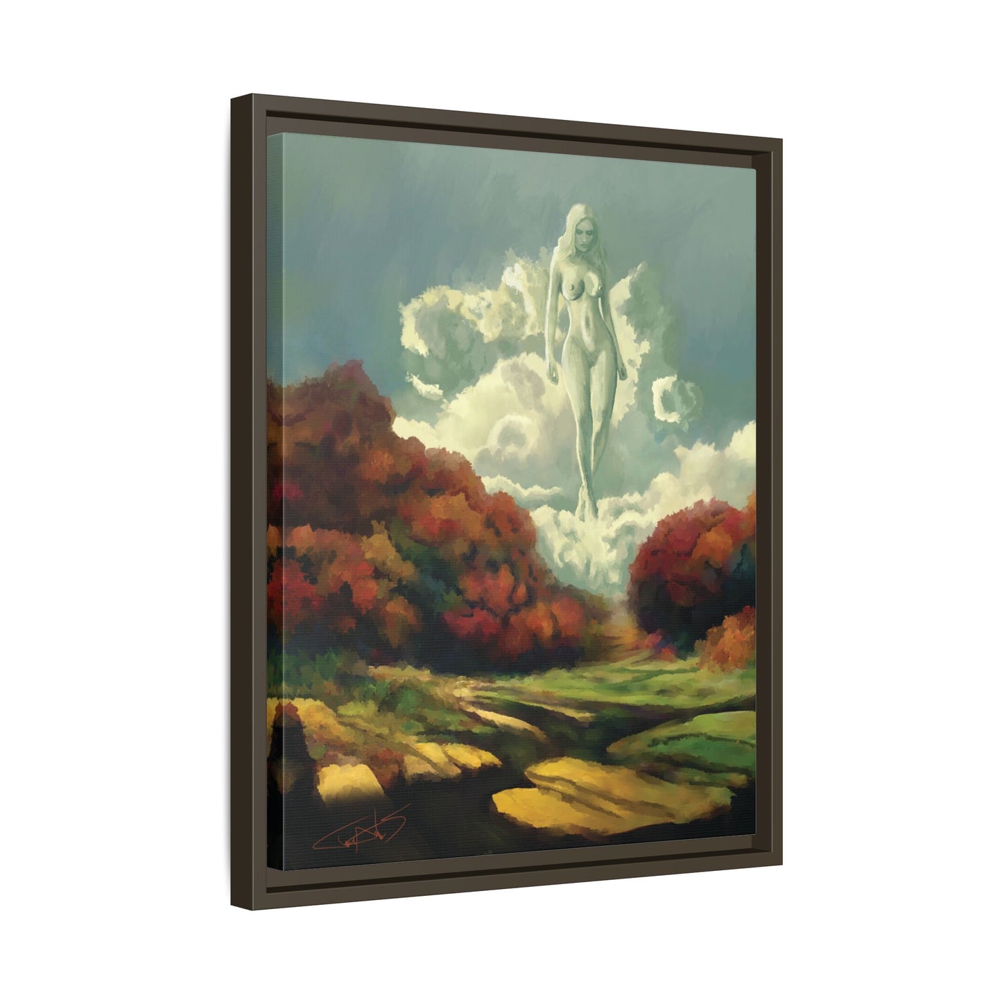 "Nephology" Framed canvas