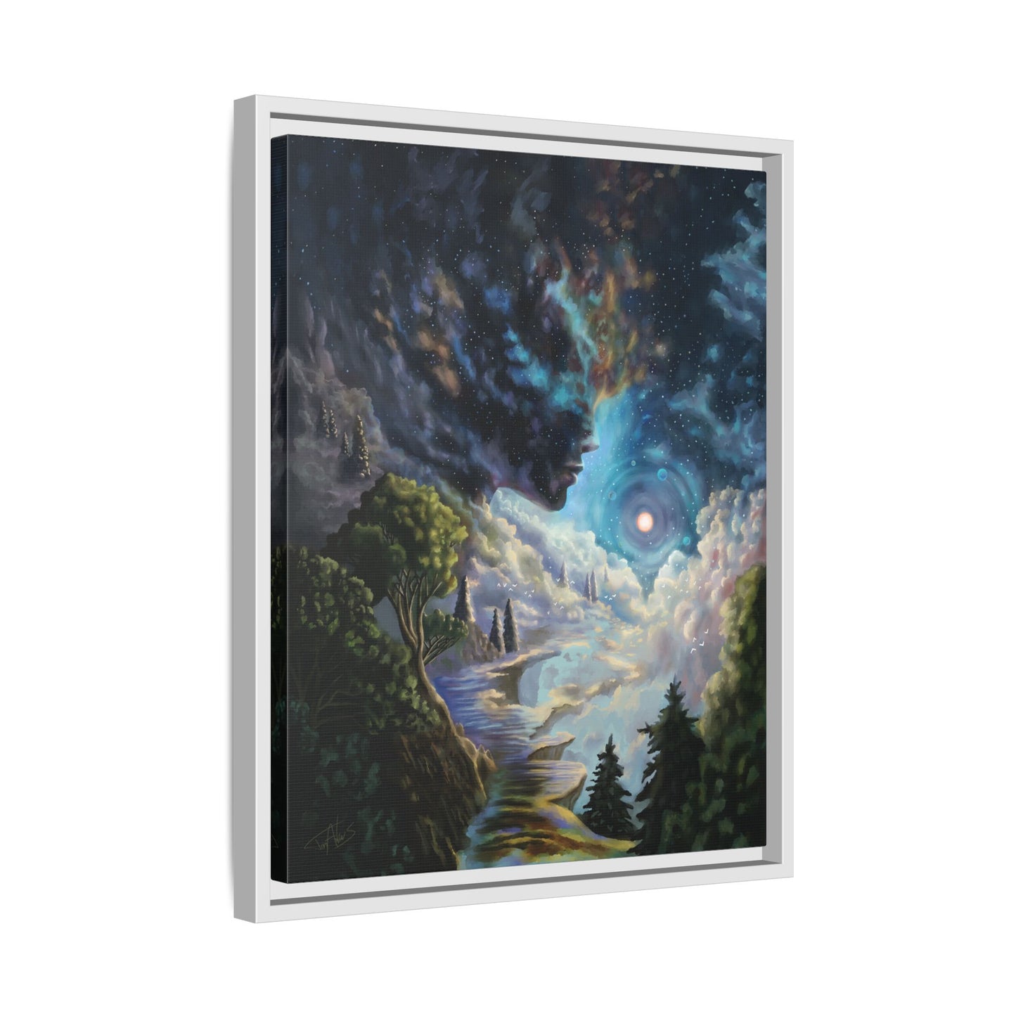 "Ascension" Framed canvas
