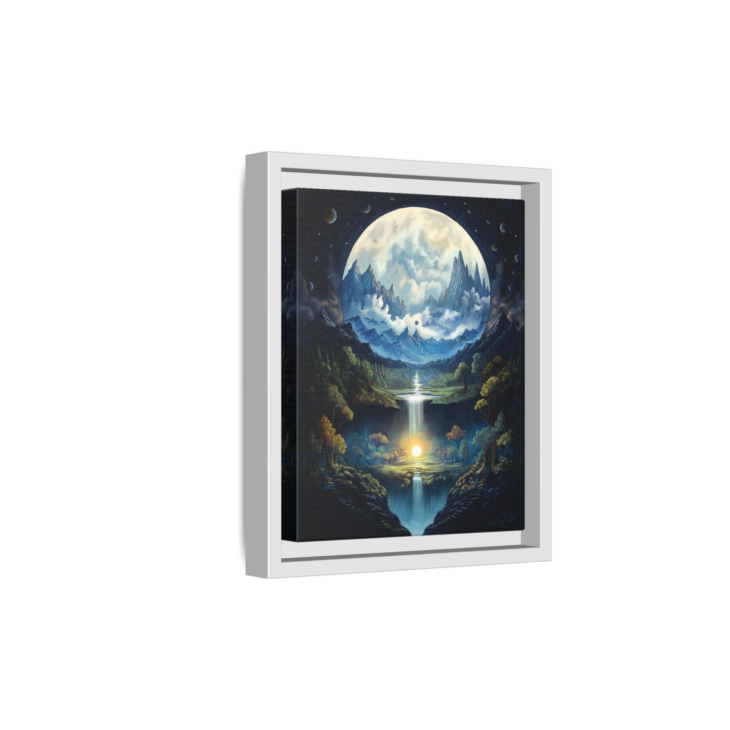 "First Light" Framed canvas