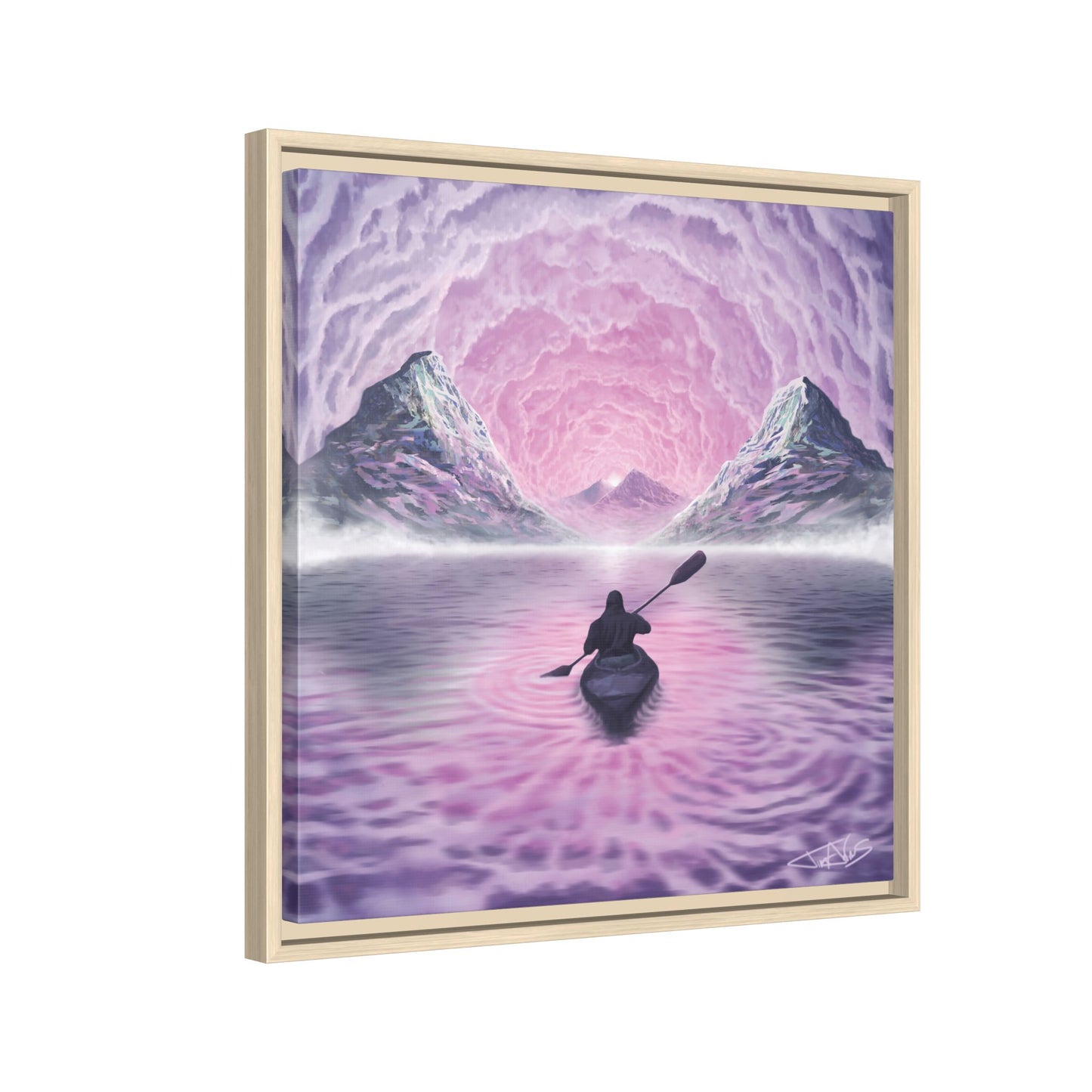 "Still Afloat" Framed canvas print