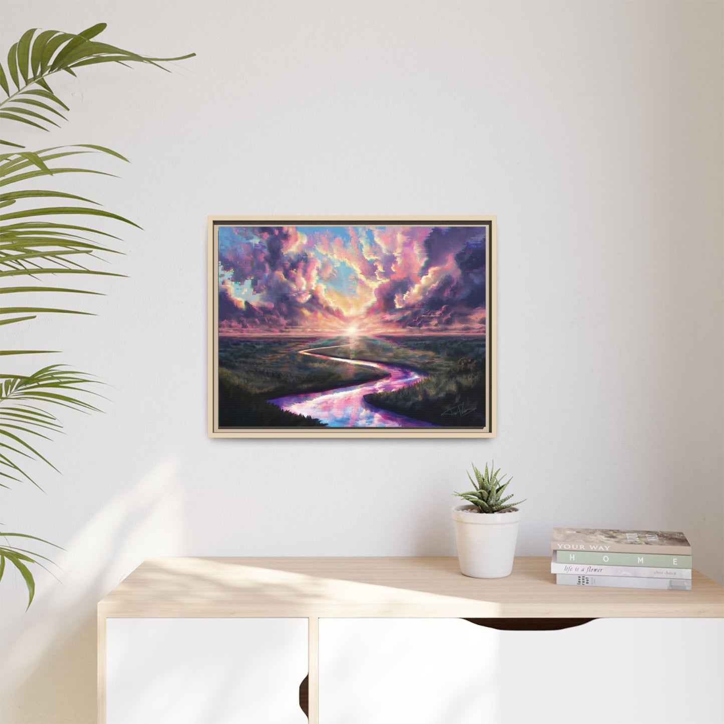 "New Horizon" Framed canvas