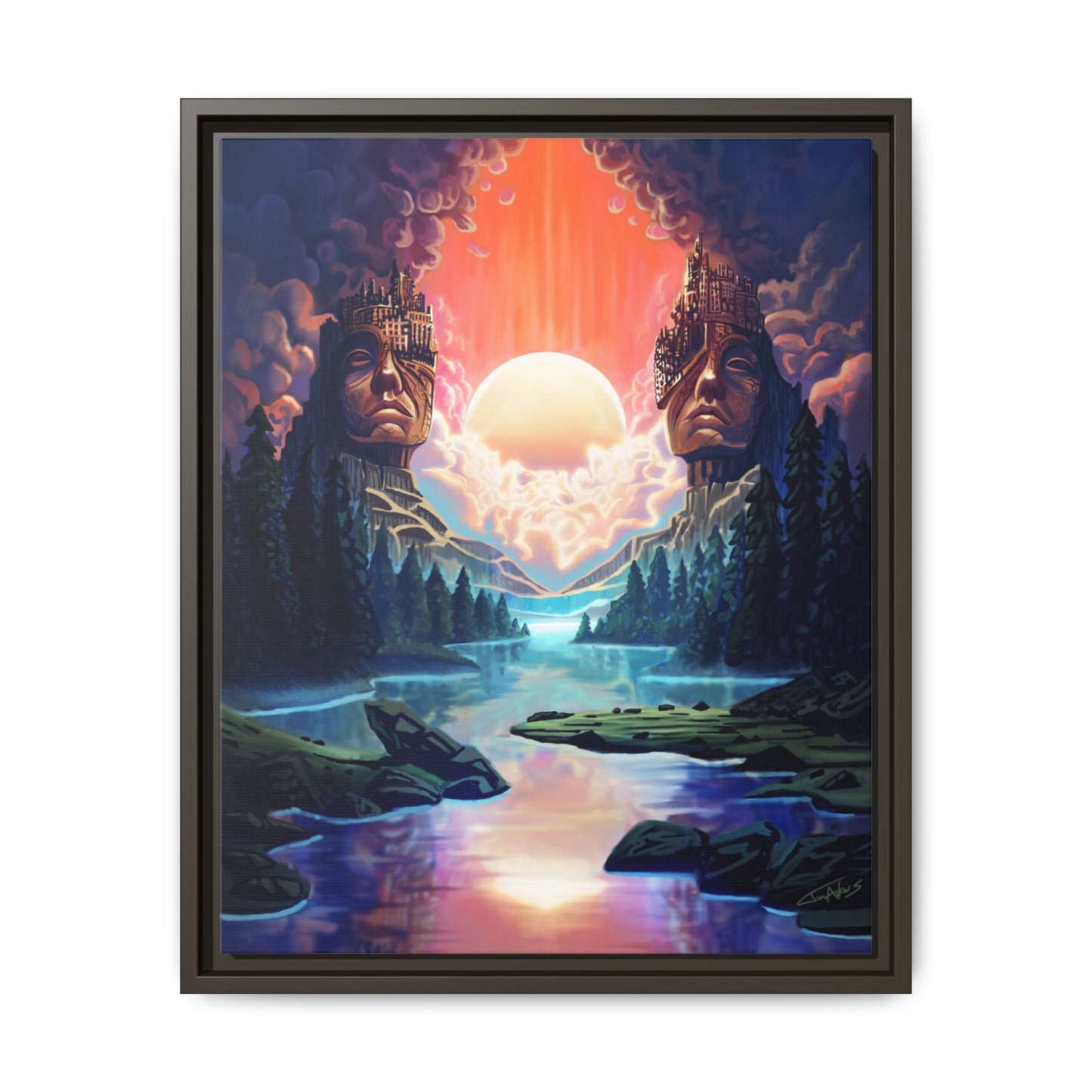"Our Ruins" Framed canvas