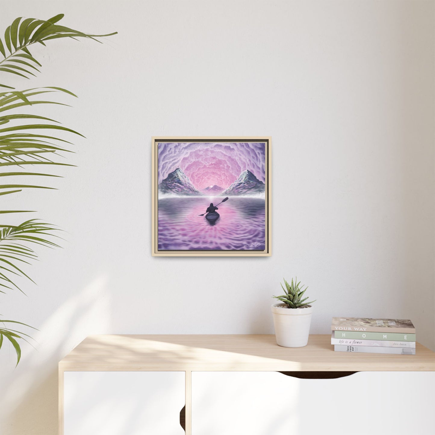 "Still Afloat" Framed canvas print
