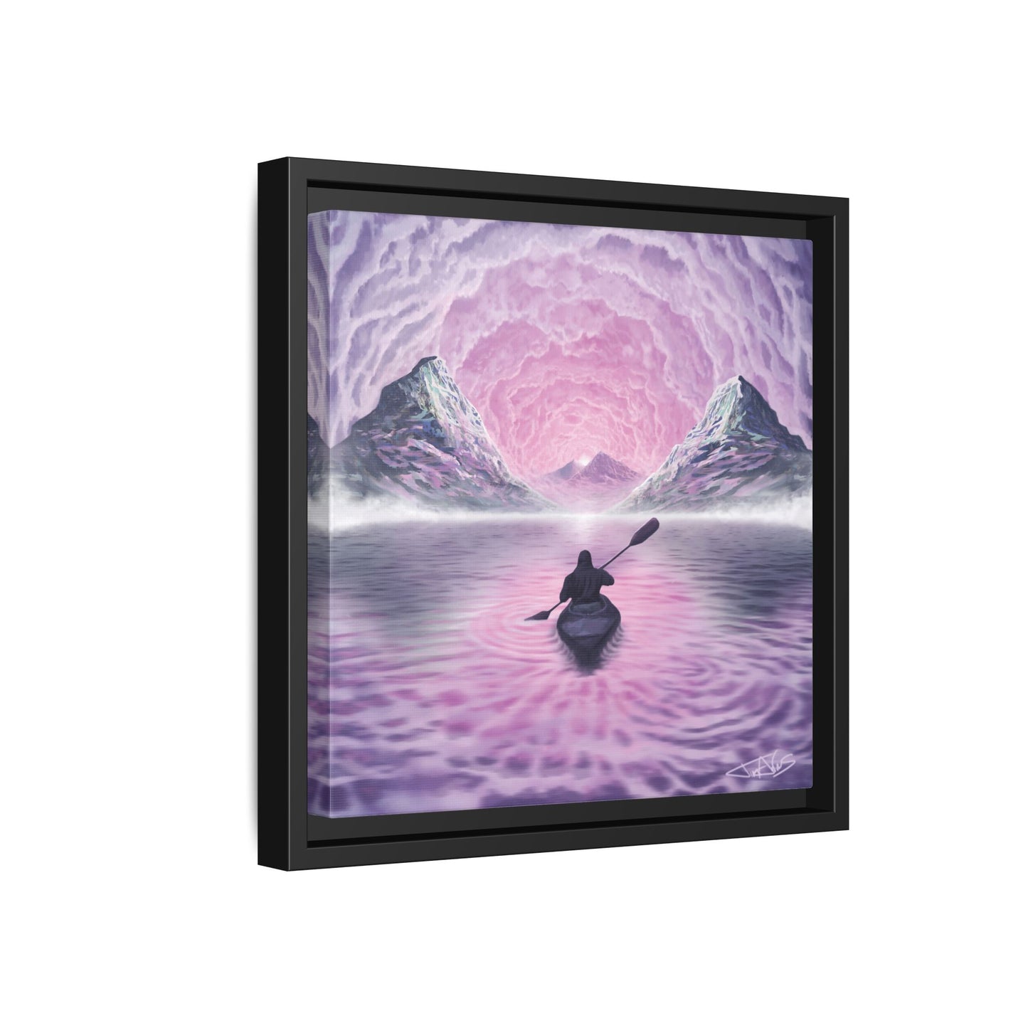 "Still Afloat" Framed canvas print