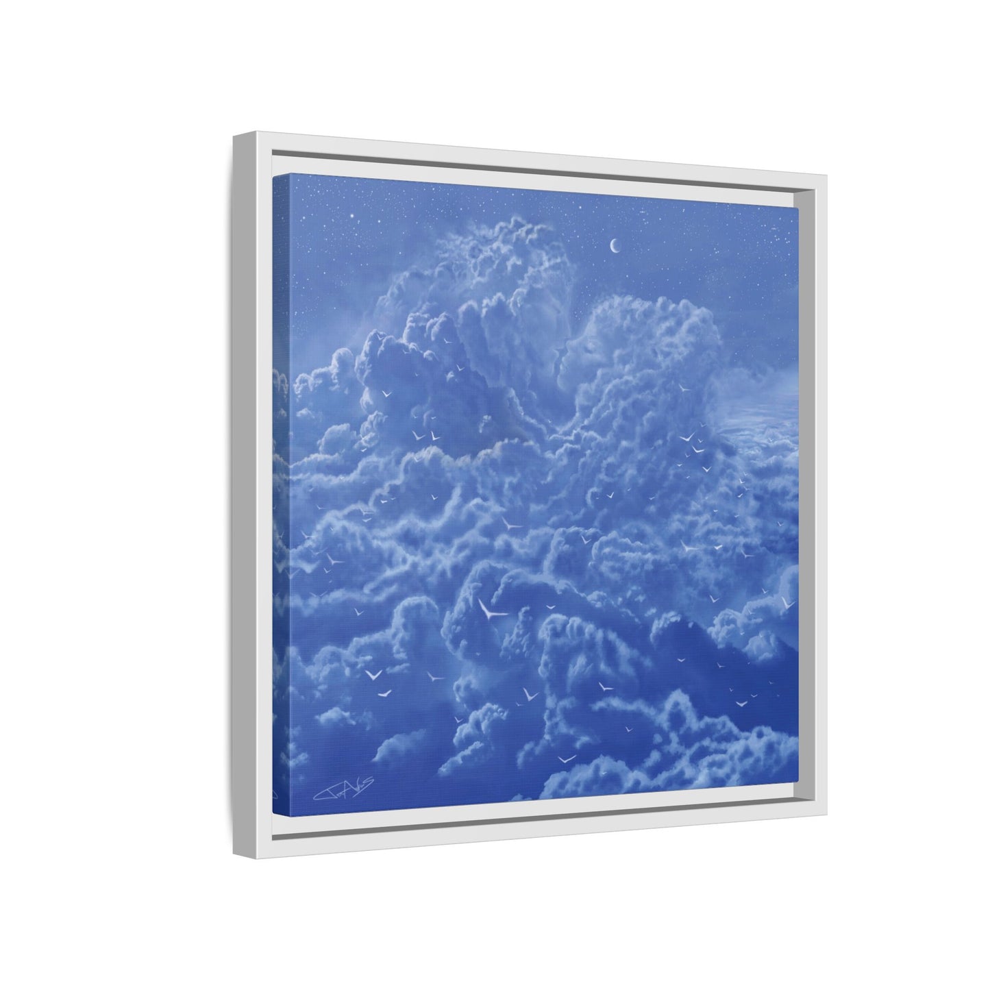 "Sky High" Framed canvas