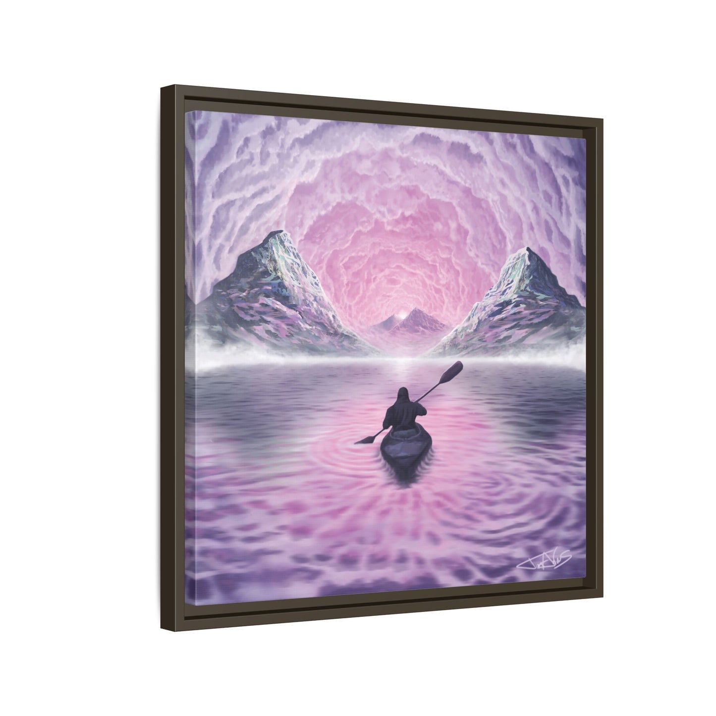 "Still Afloat" Framed canvas print