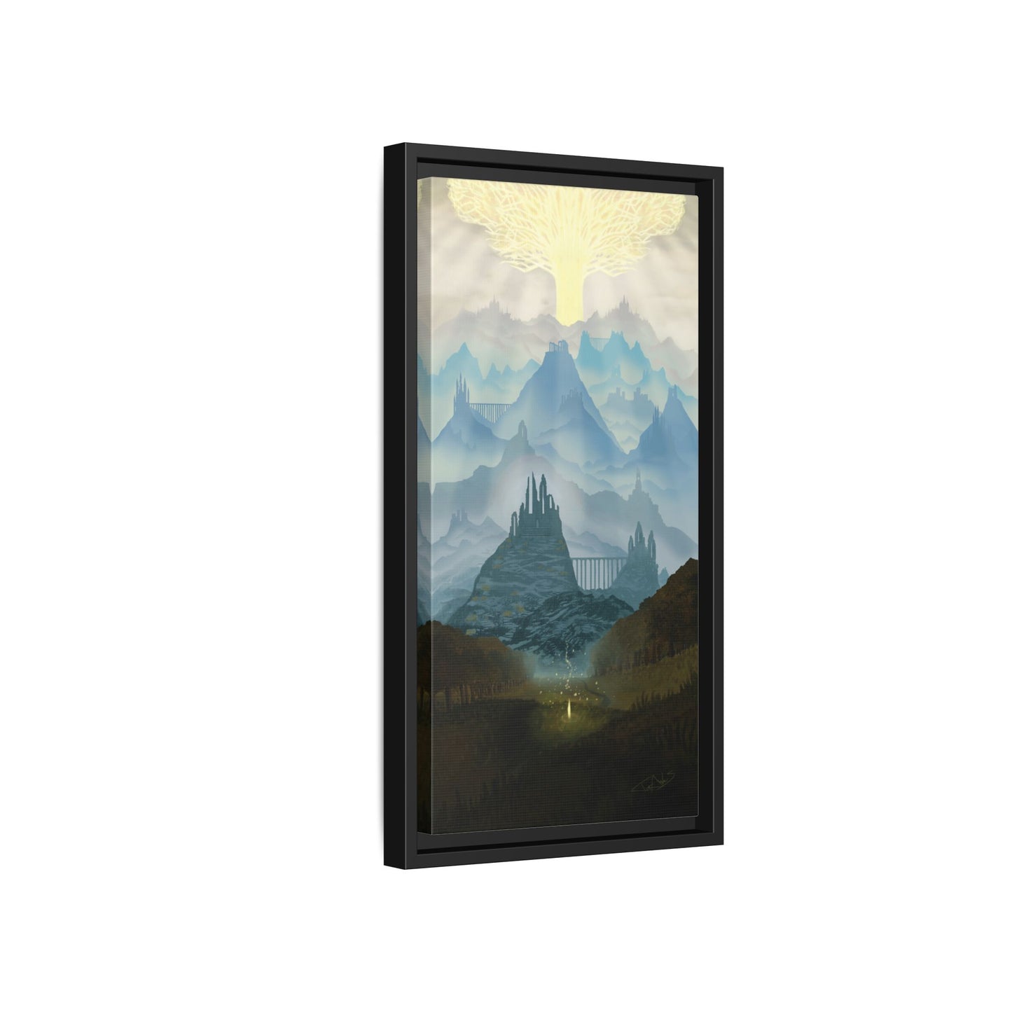 "Lands Between" Framed canvas
