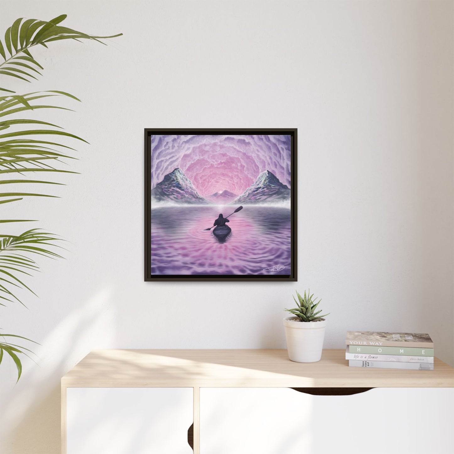 "Still Afloat" Framed canvas print