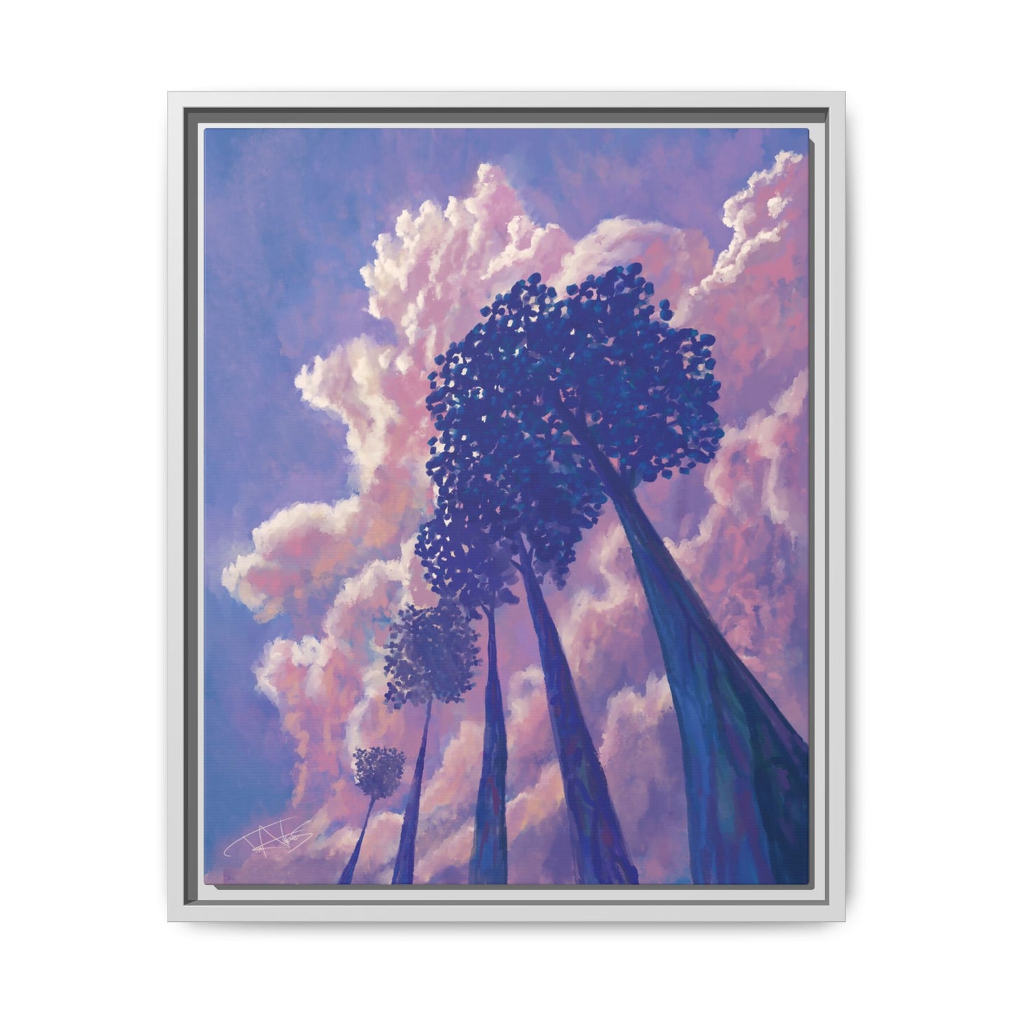 "Skyward" Framed canvas