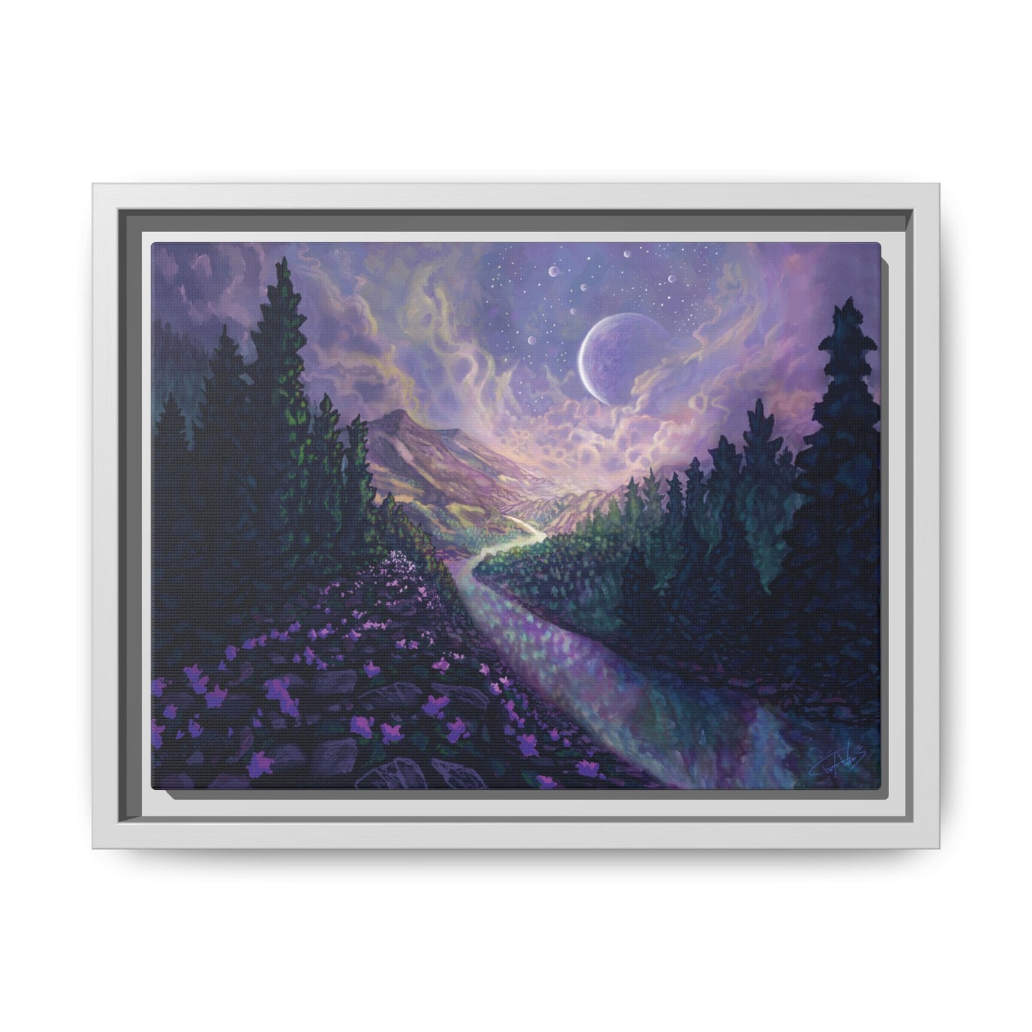 "Stella Nox" Framed canvas